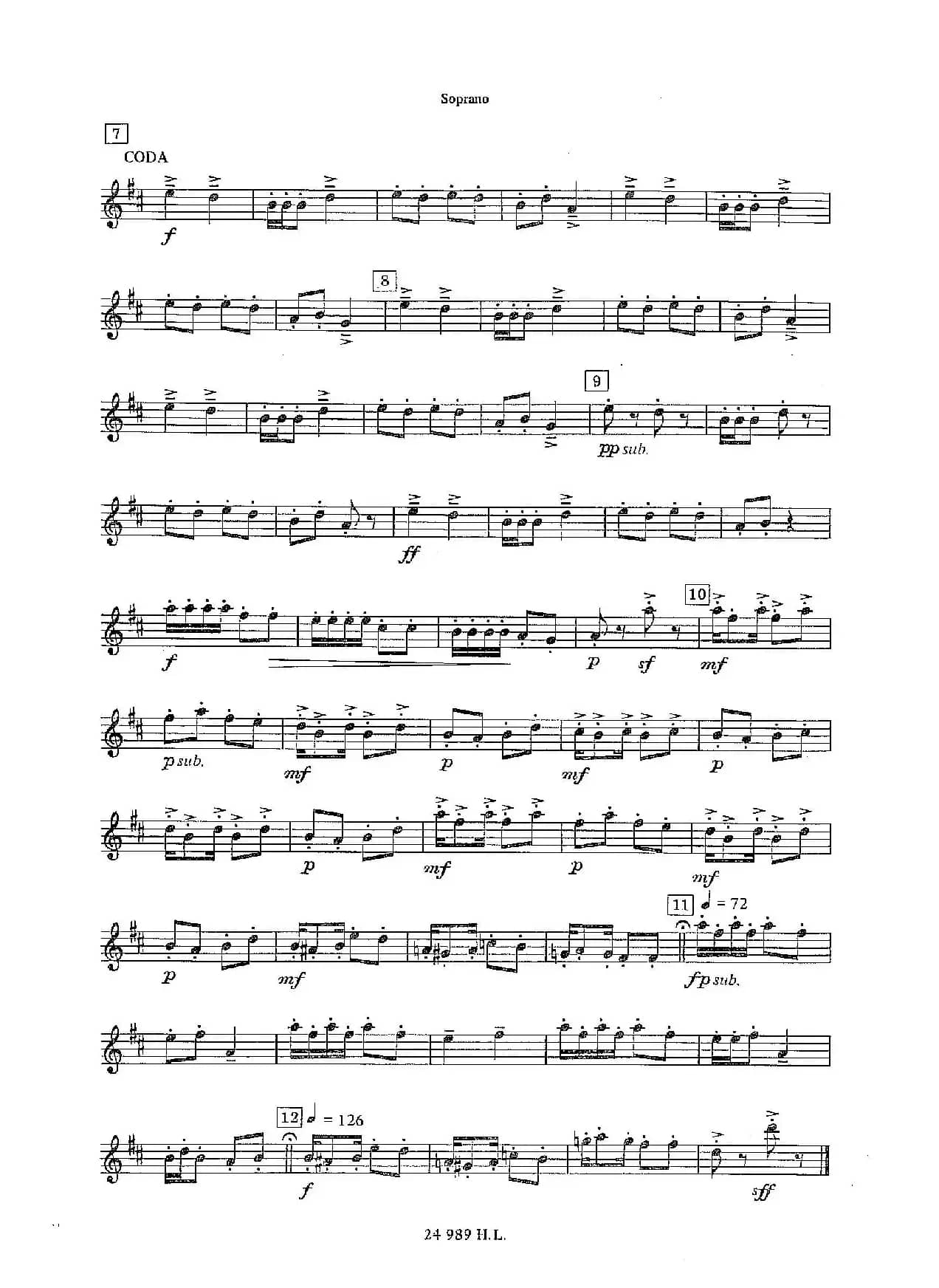 Chinese Rag （四重奏总谱+分谱）