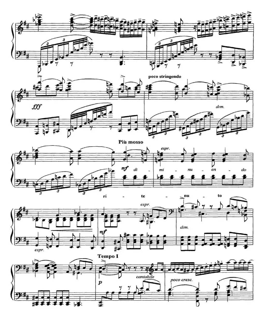 柴可夫斯基18首钢琴小品Op.72（5.Meditation）