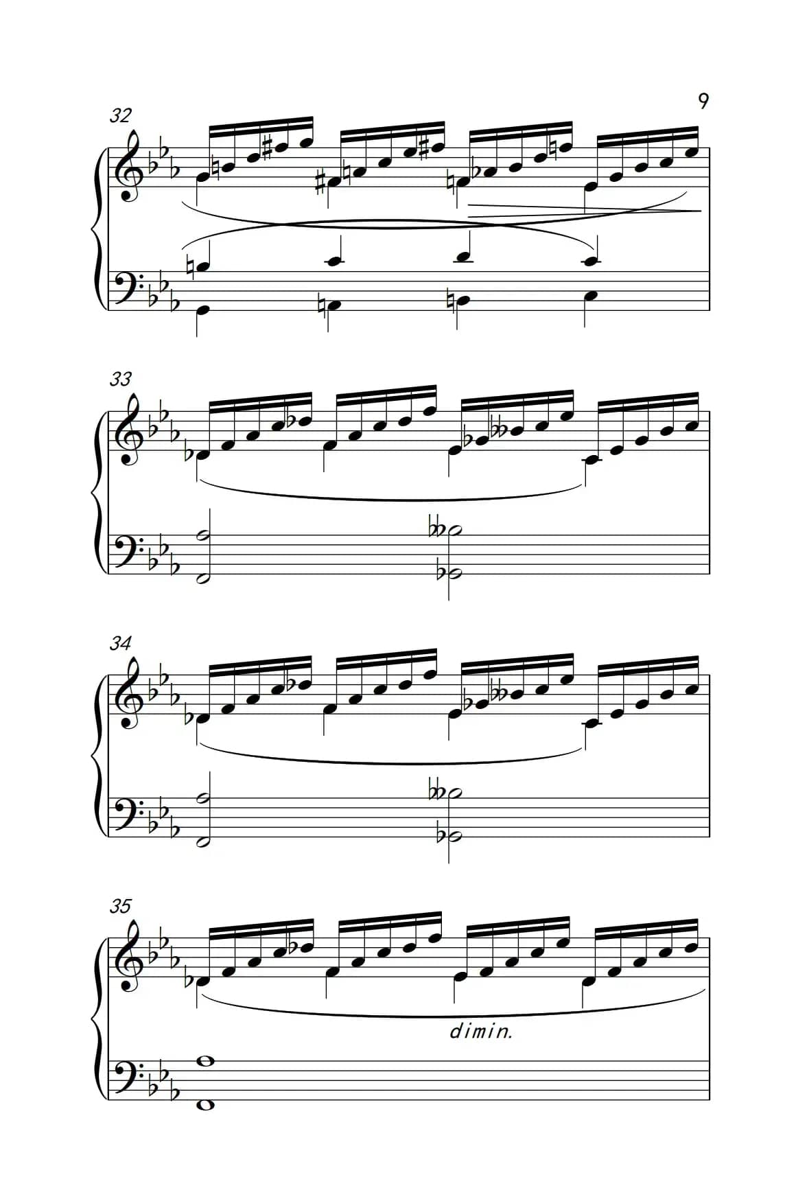 莫什科夫斯基 钢琴练习曲（第十四首）