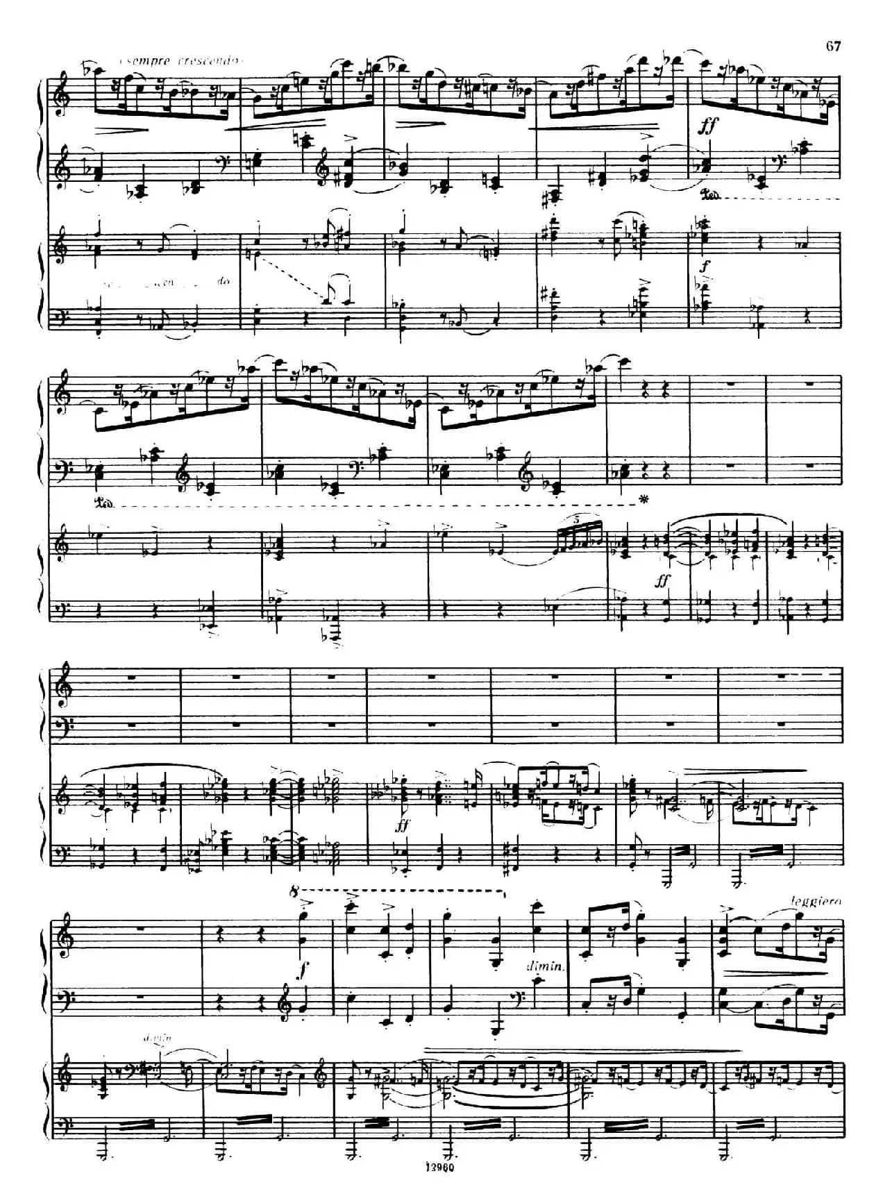 Piano Concerto No.2 in c Minor Op.50（c小调第二钢琴协奏曲·Ⅲ·双钢琴）