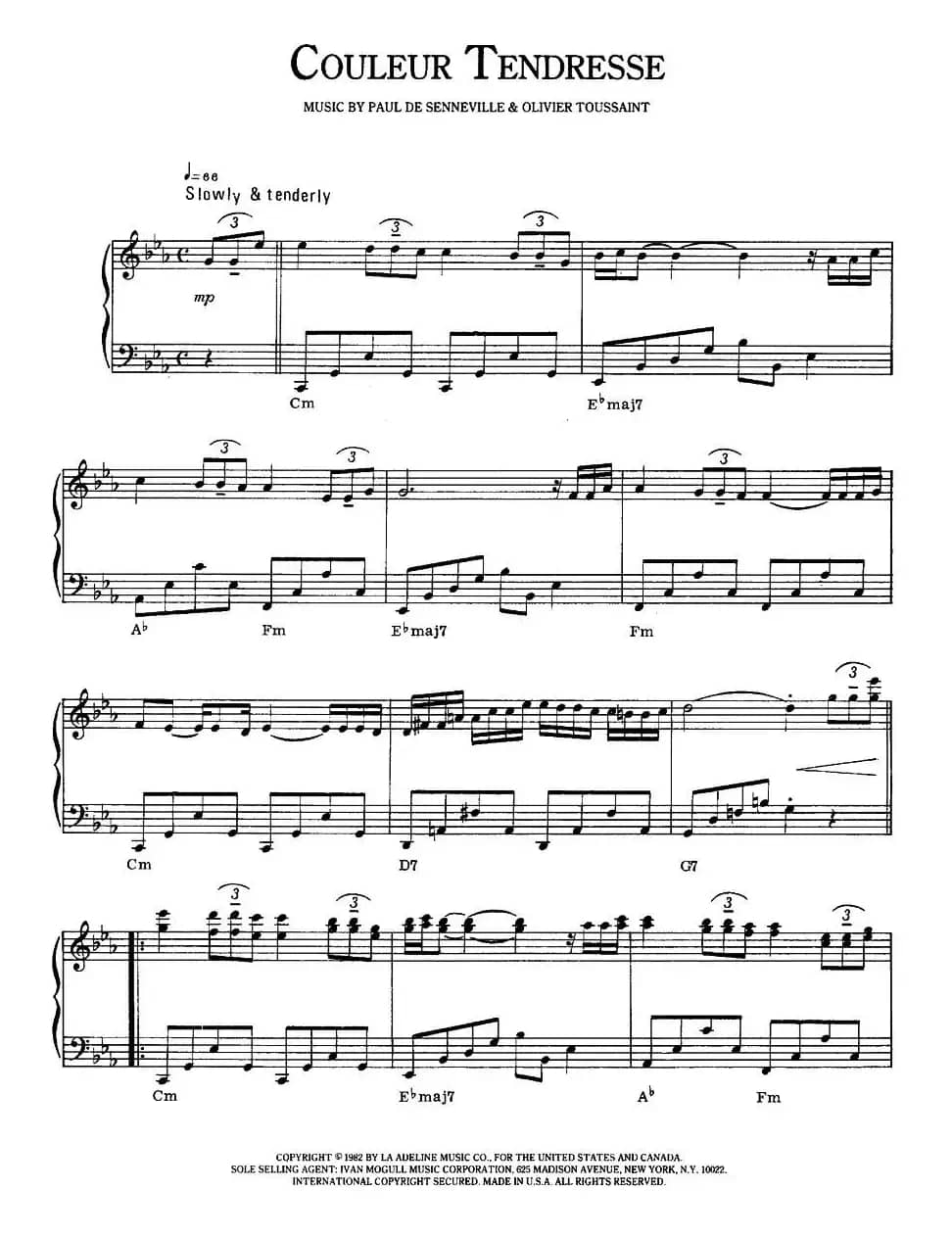 Couleur Tendresse（万种柔情）