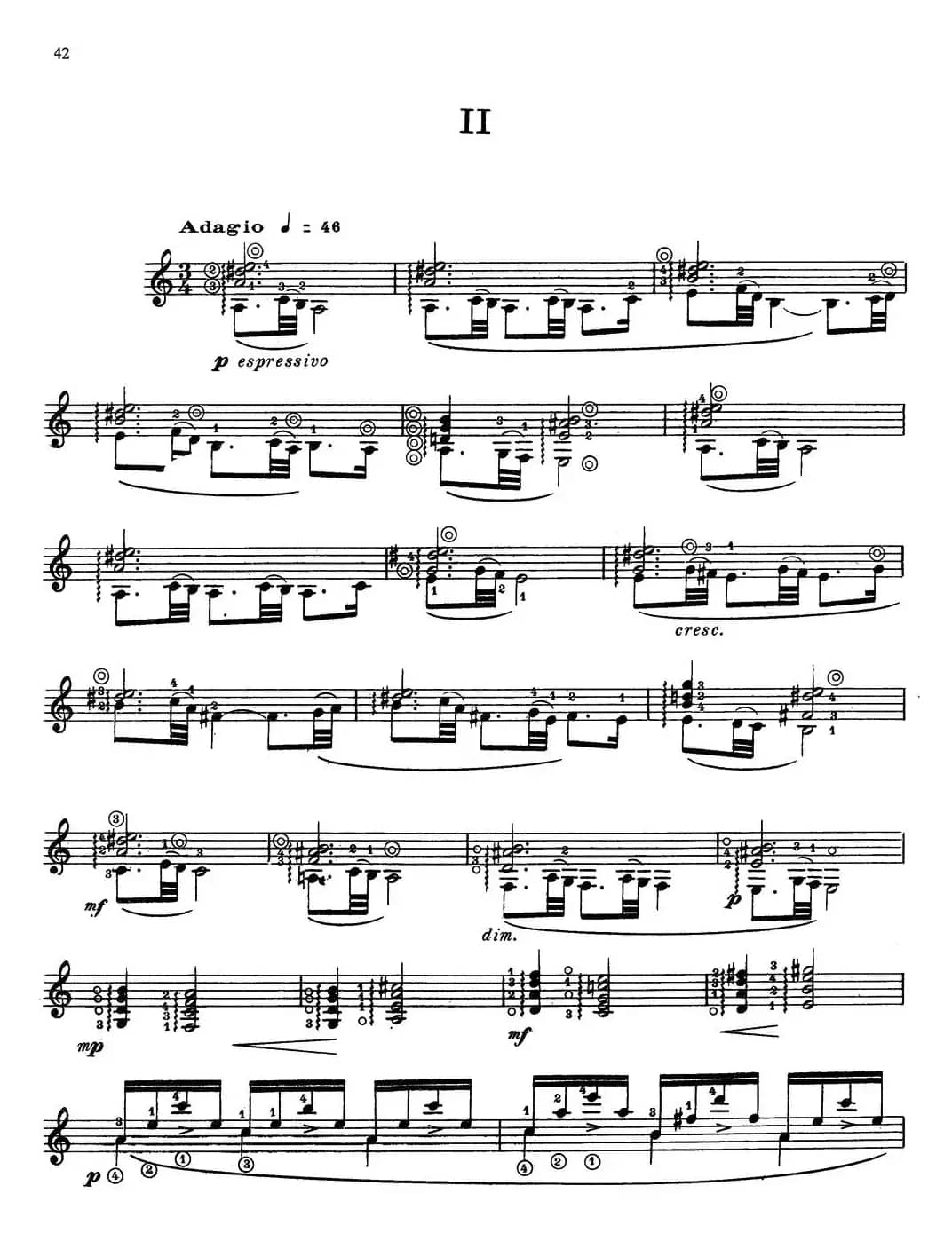 Joaquin Rodrigo Music for Guitar（罗德里戈吉他音乐P38-46）（古典吉他）