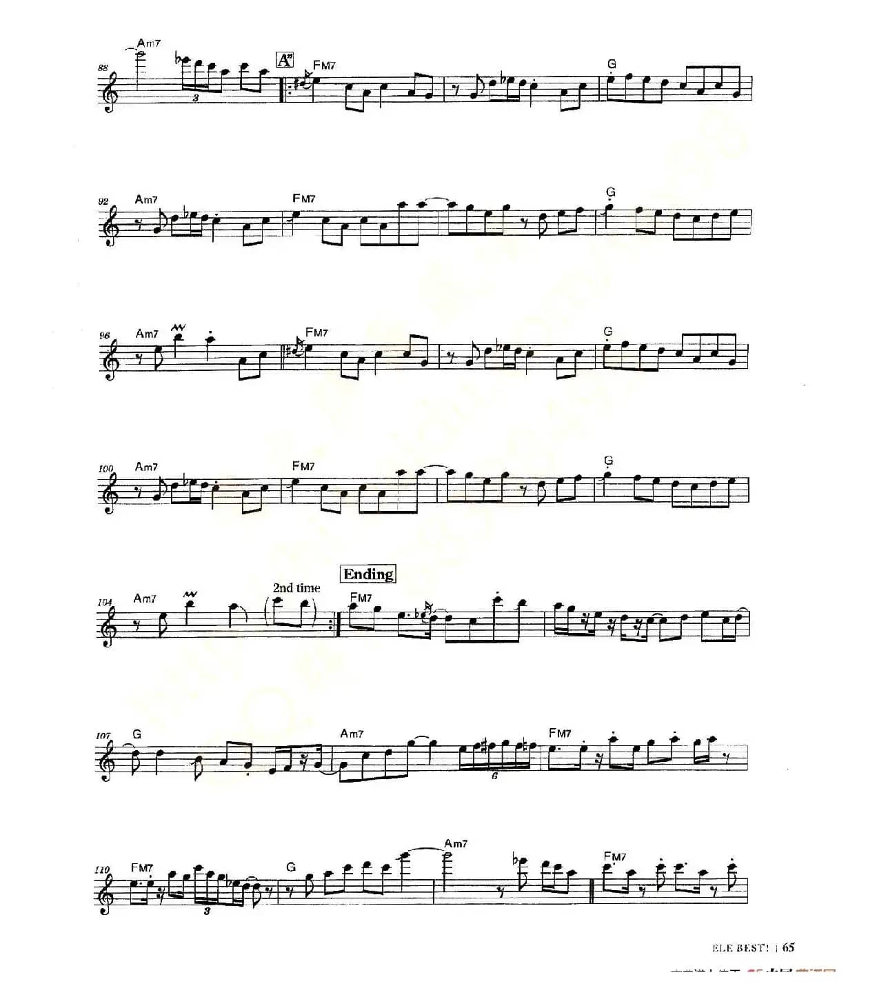 小林香织《Goledn Best》曲谱全集（ELE BEST!）