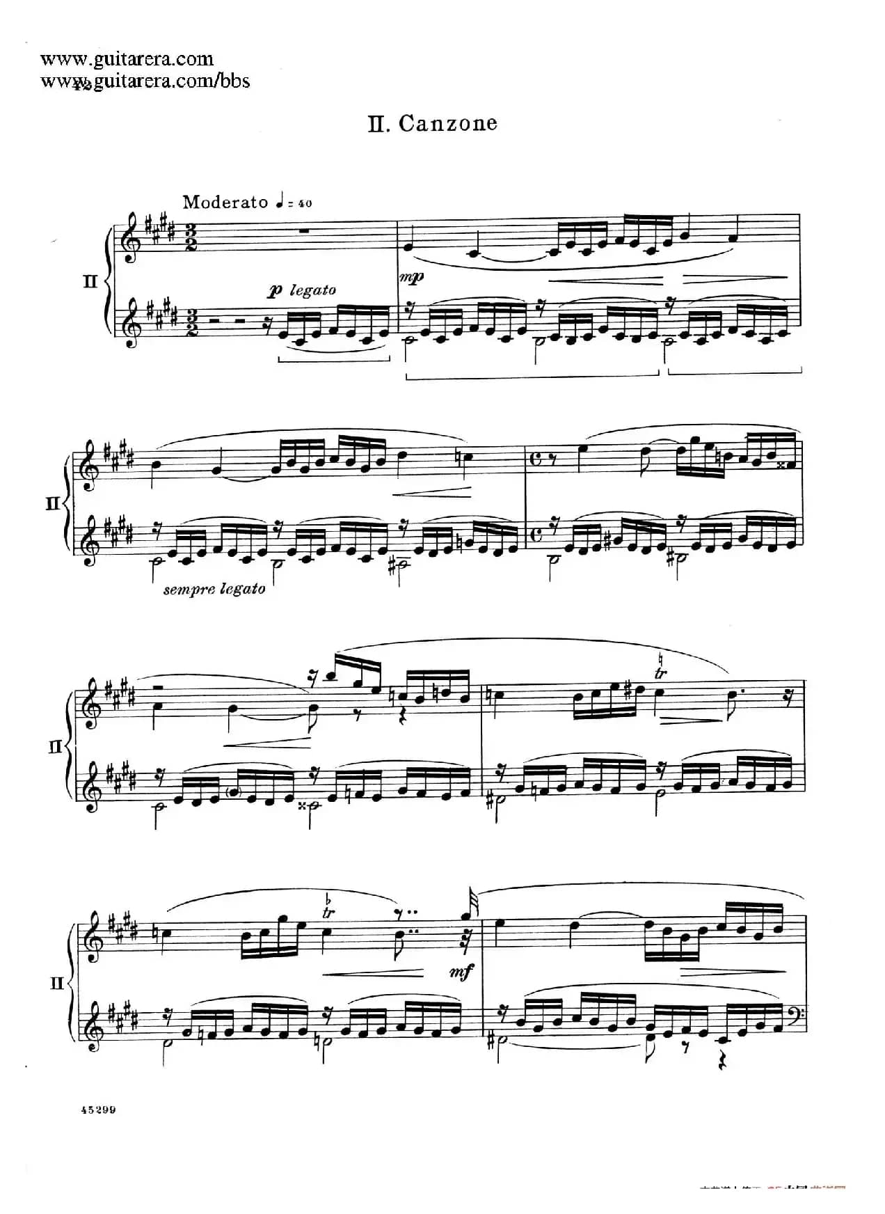 Piano Concerto Op.38（钢琴协奏曲·双钢琴·第二乐章）