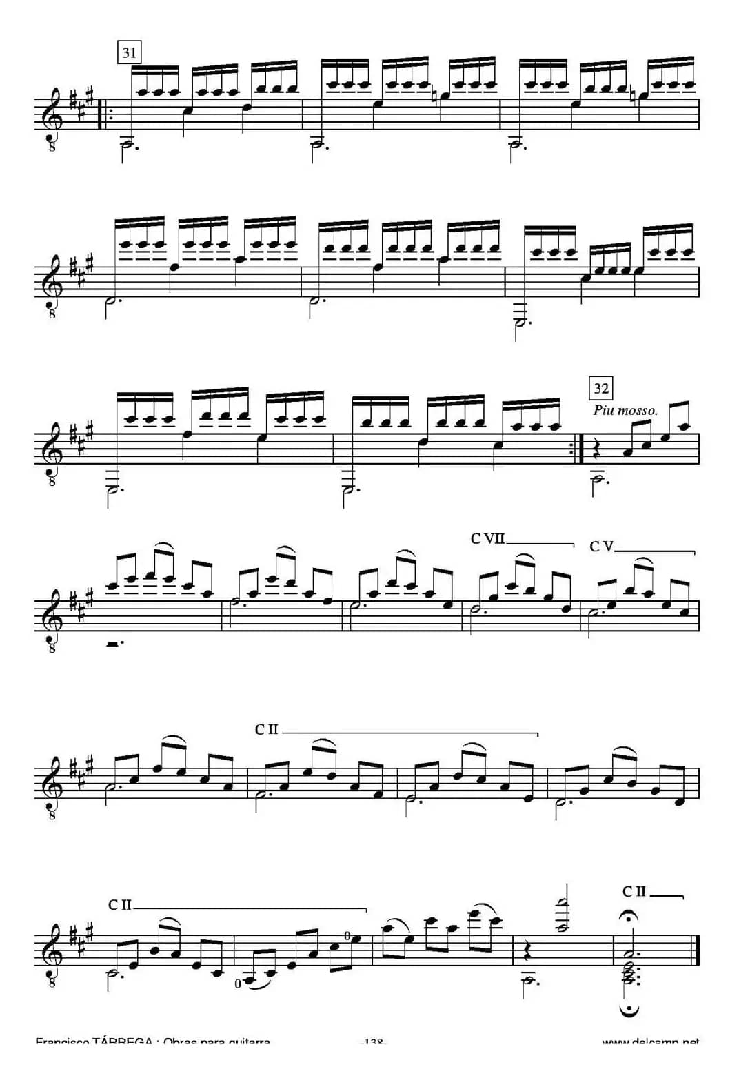 GRAN JOTA DE CONCIERTO(Arreglado sobre la Jota aragonesa de Julian Arcas)（古典吉他）