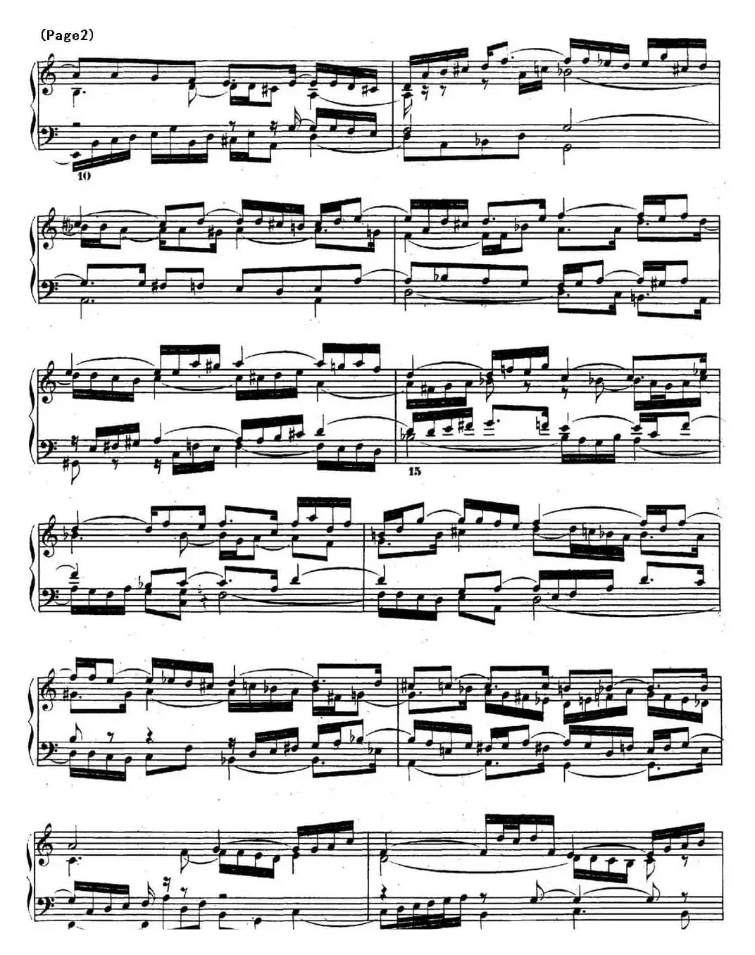 巴赫《平均律钢琴曲集·第二卷》之前奏曲（NO.1）