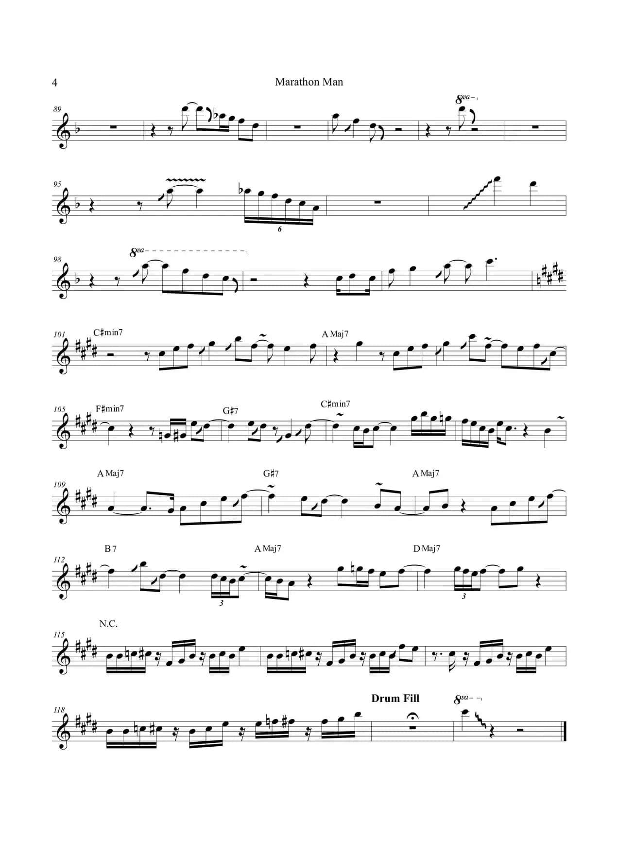 Marathon Man（中音萨克斯）