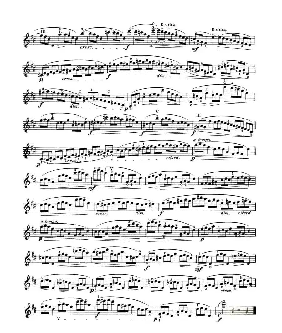 开塞（KAYSER 36首小提琴练习曲之34）