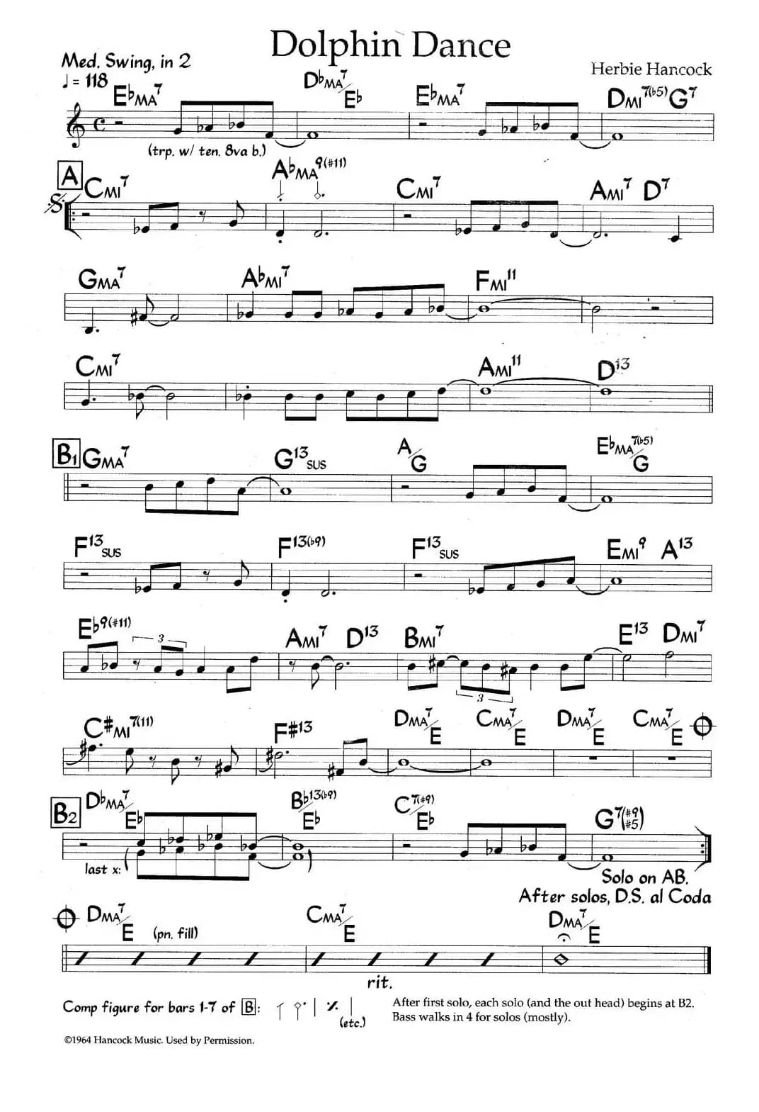 Dolphin Dance（爵士钢琴曲）