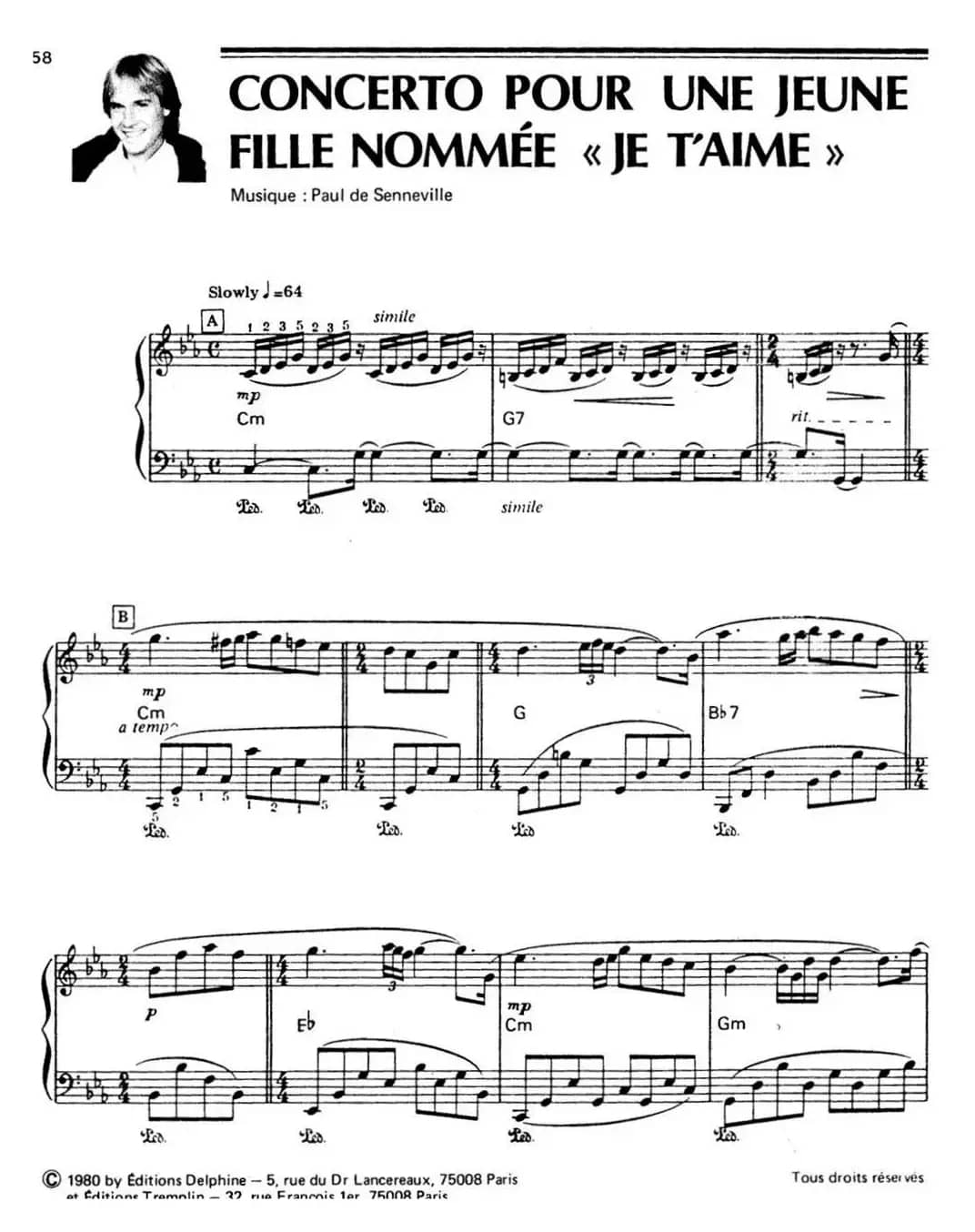 CONCERTO POUR UNE JEUNE FILLE NOMMEE 《JE T'AIME》