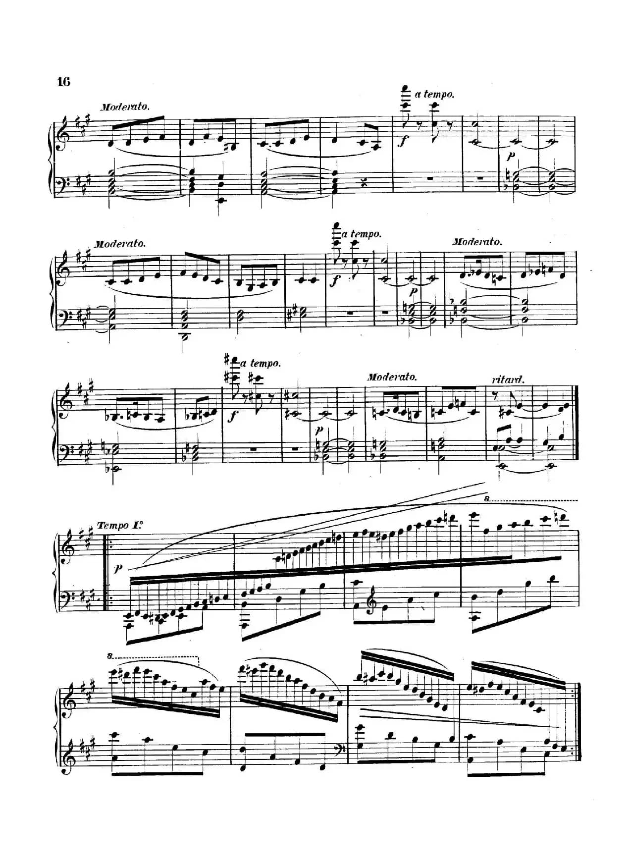 Variations on Yankee Doodle from Miscellenies Op.93（扬基嘟得主题变奏曲）