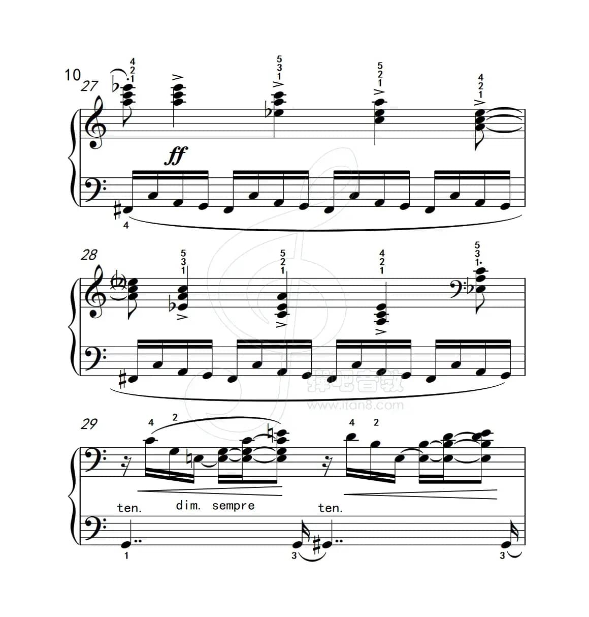 练习曲 10（克拉莫钢琴练习曲60首）