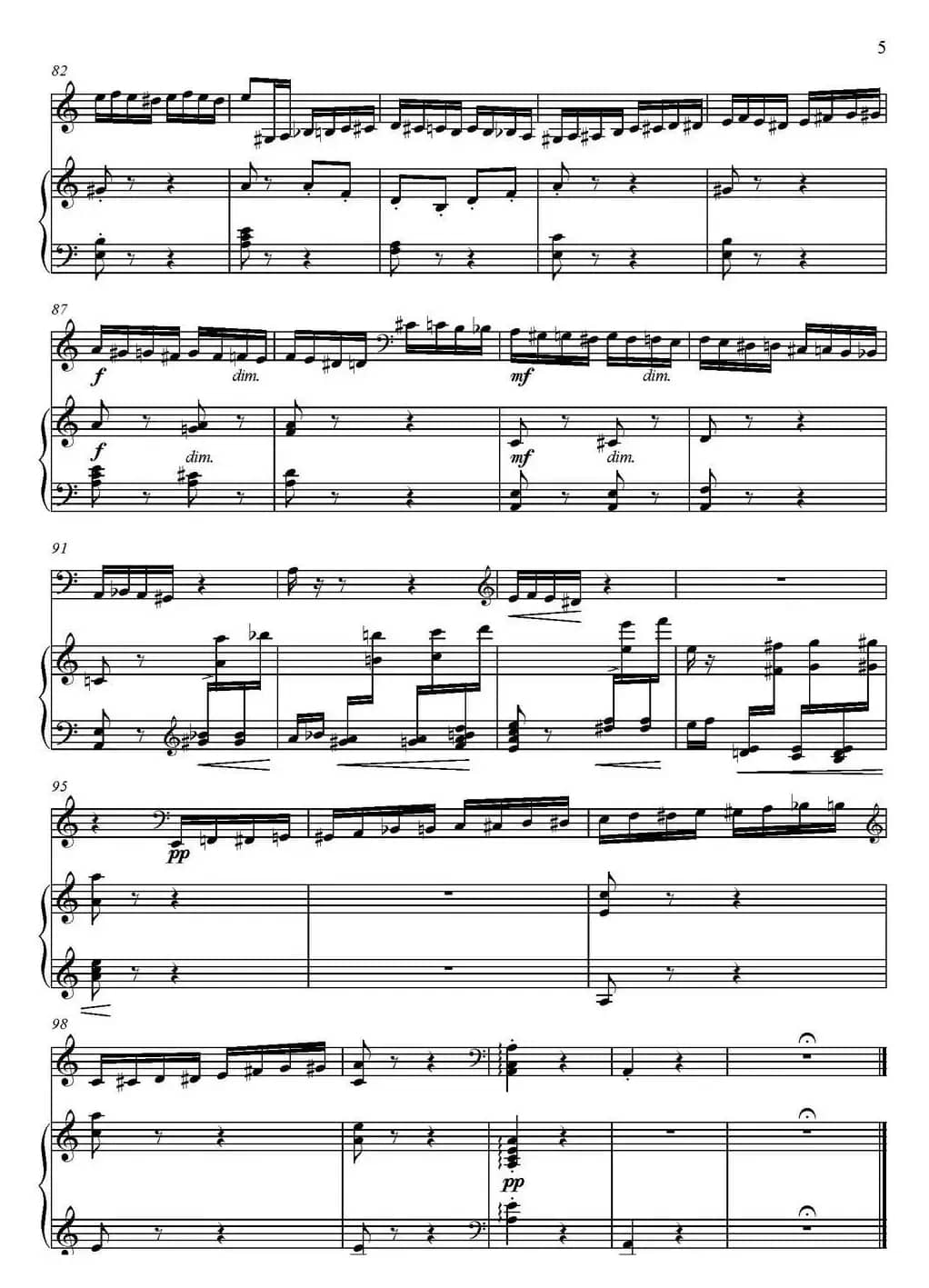 The Flight of the Bumble-Bee（大提琴+钢琴伴奏）