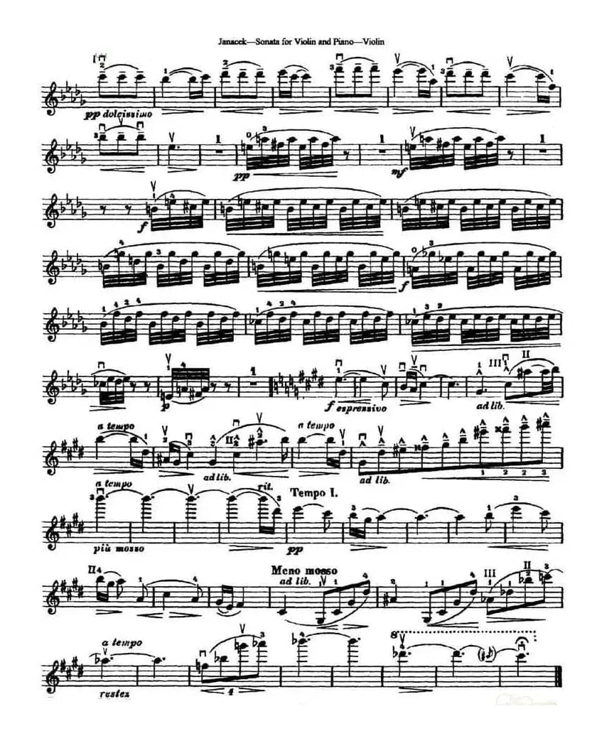 Sonata for Violin and Piano（奏鸣曲）
