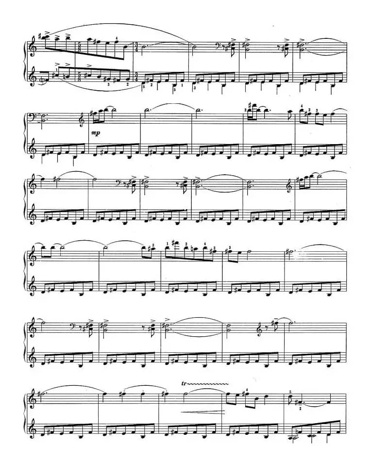 小奏鸣曲 三、山里人之舞