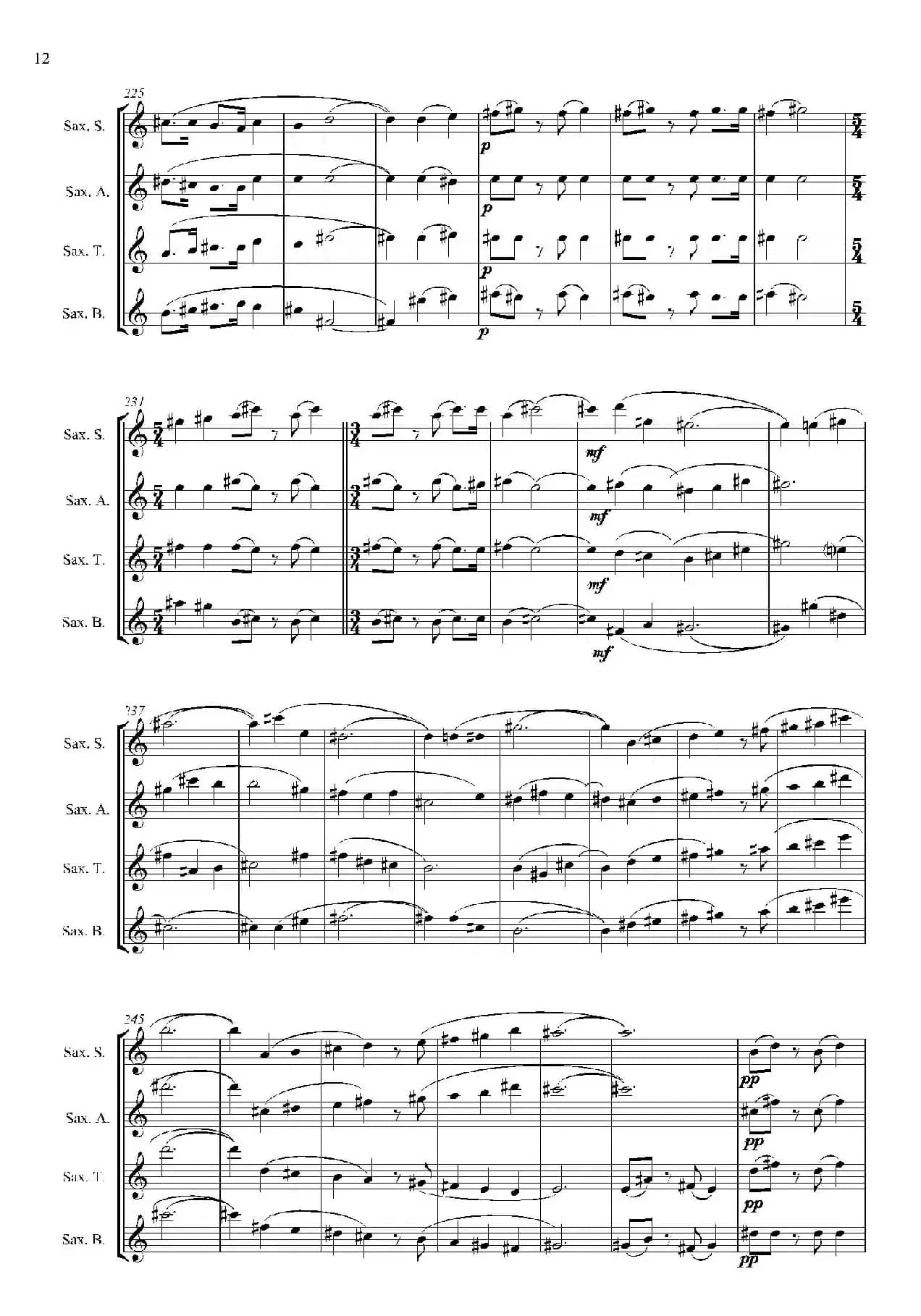 ESTILOS（四重奏）