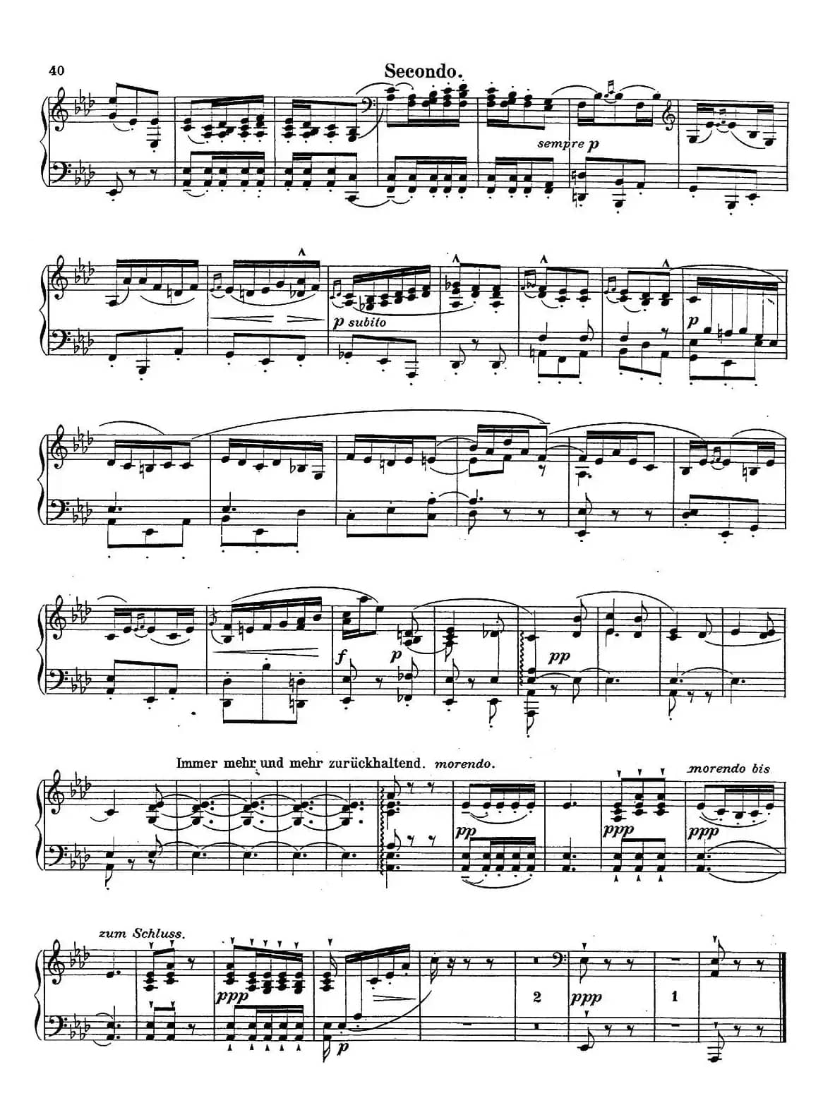 c小调第二交响曲“复活”（Ⅱ）（改编四手联弹版）