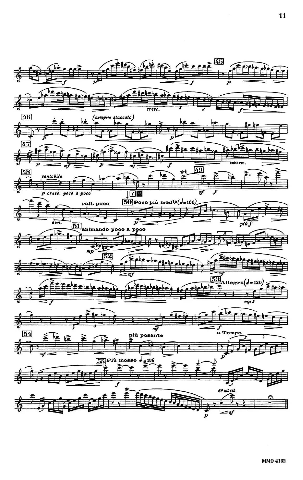 Glazunov Op.109（格拉组诺夫协奏曲Op.109）（中音萨克斯分谱）