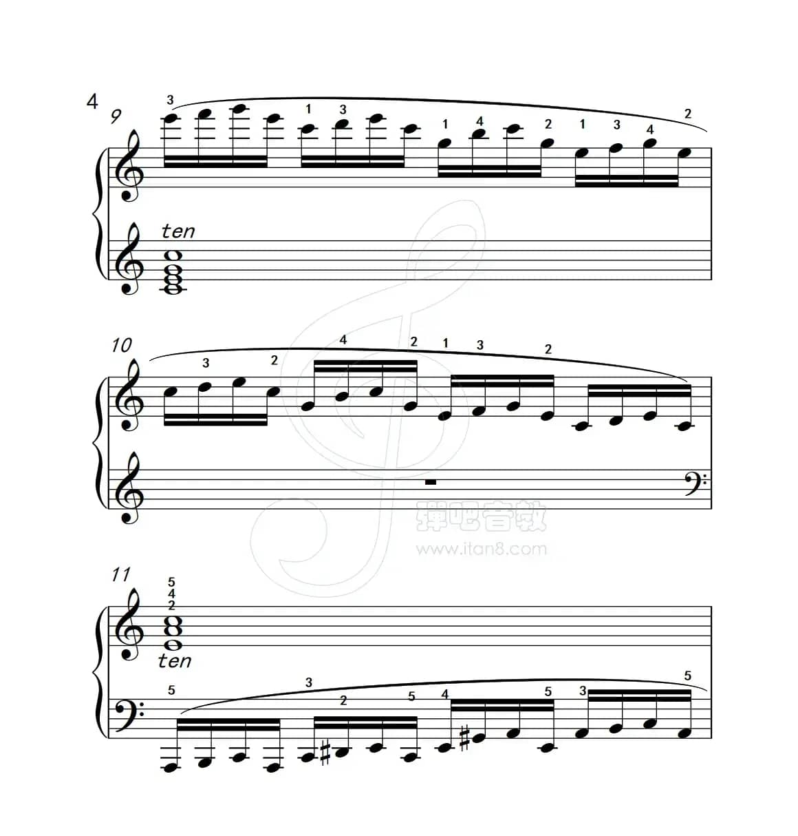 练习曲 10（克拉莫钢琴练习曲60首）