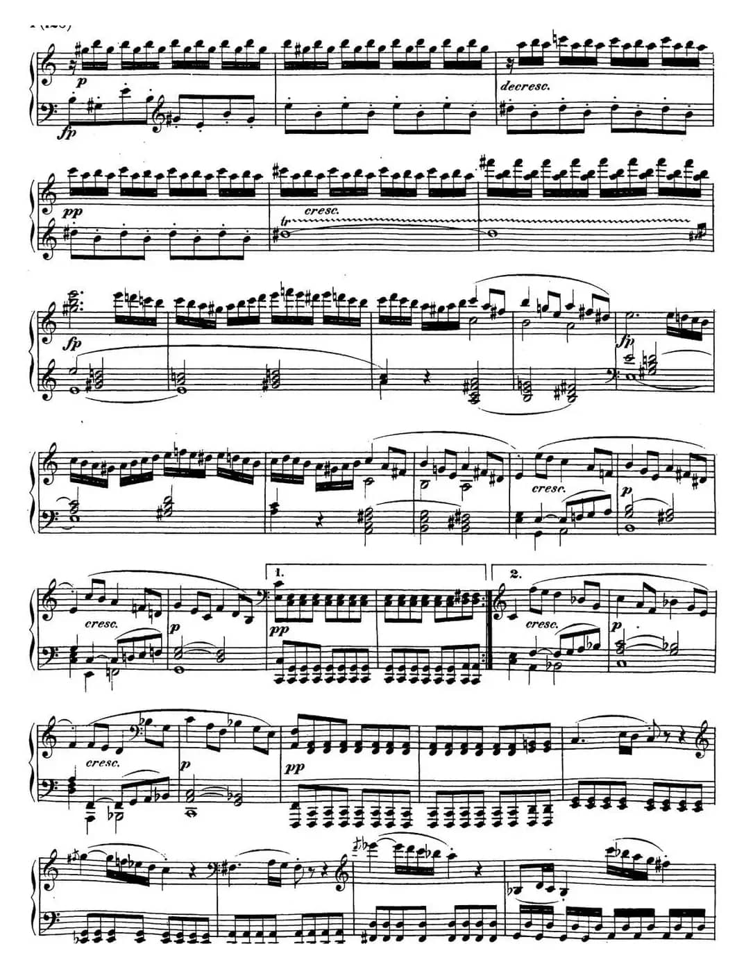 贝多芬钢琴奏鸣曲21 黎明（华尔斯坦） C大调 Op.53 C major