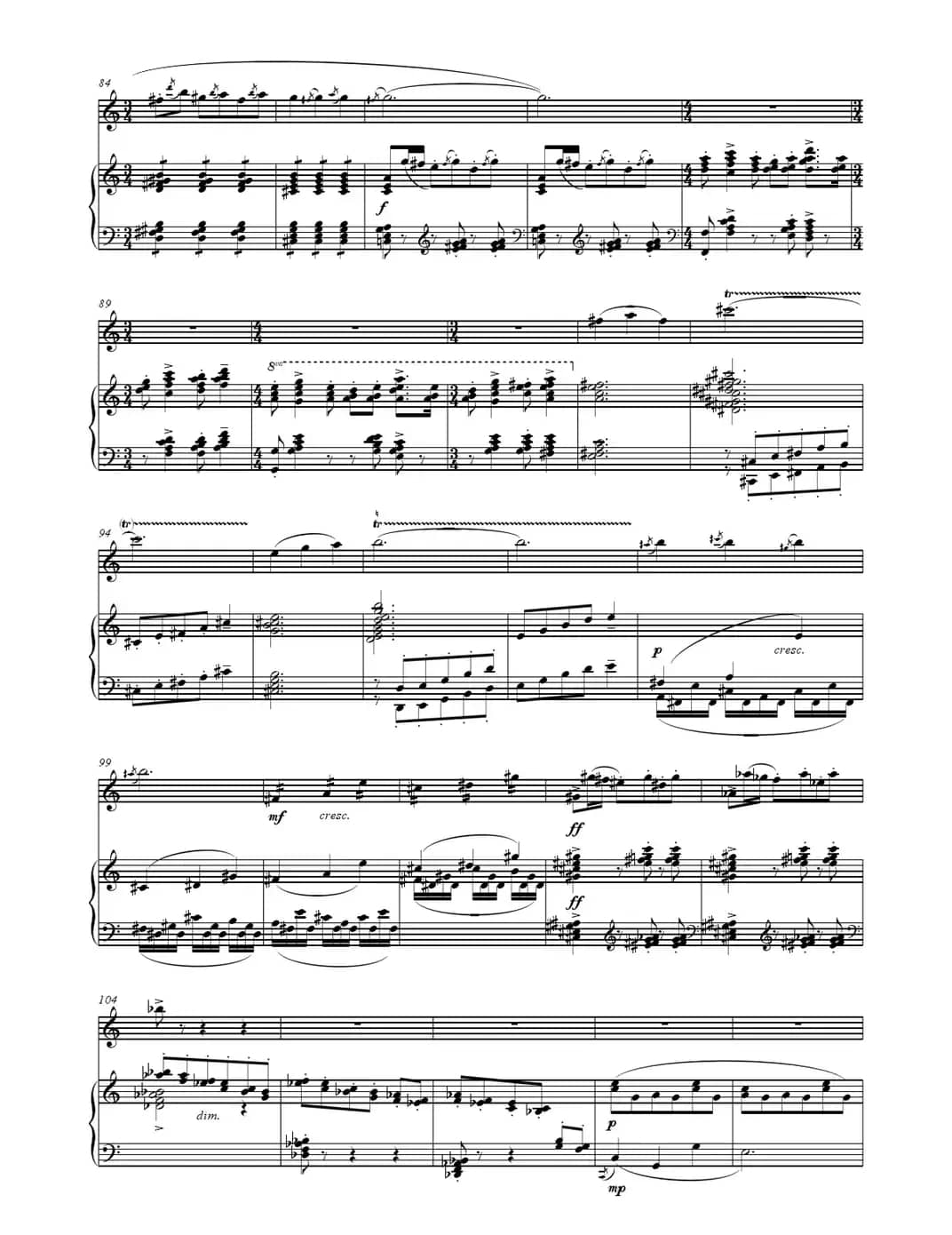 村寨欢歌（笛子与钢琴）