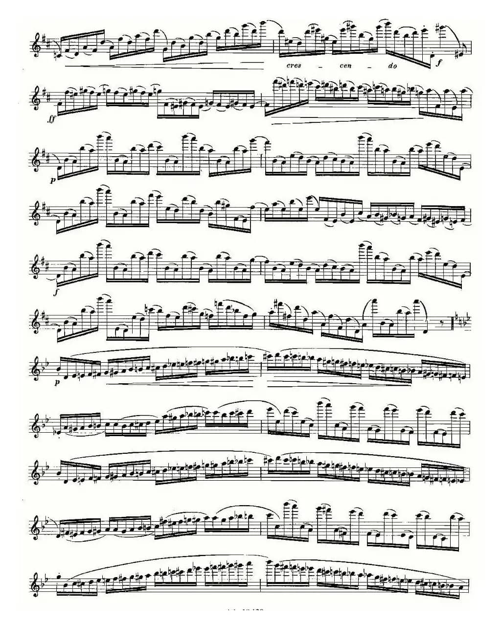 基于维尼亚夫斯基练习曲的10首长笛练习曲之6（Moyse - 10 Studies After Wieniawski）