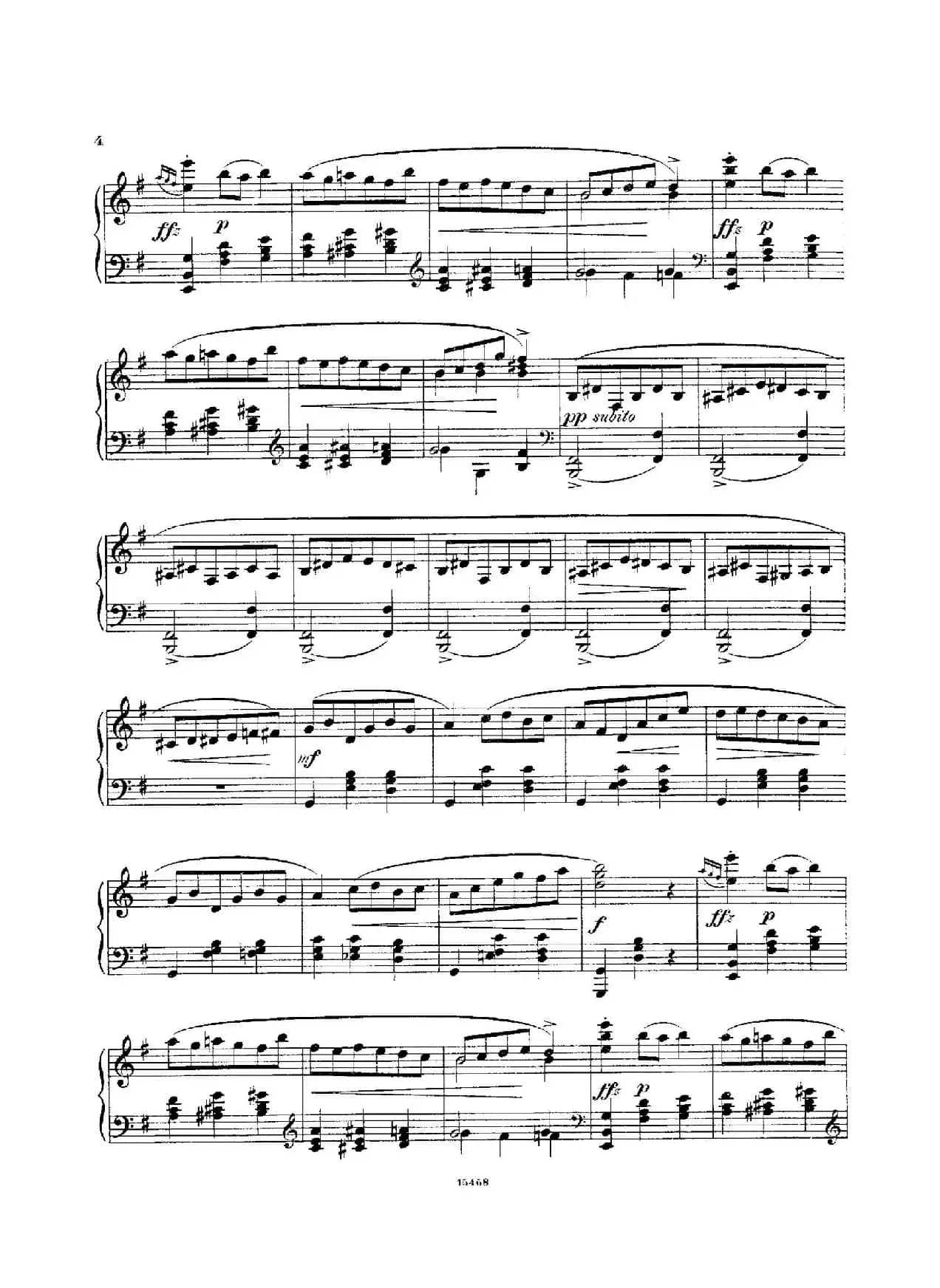 4 Sketches Op.35（4首素描·1）