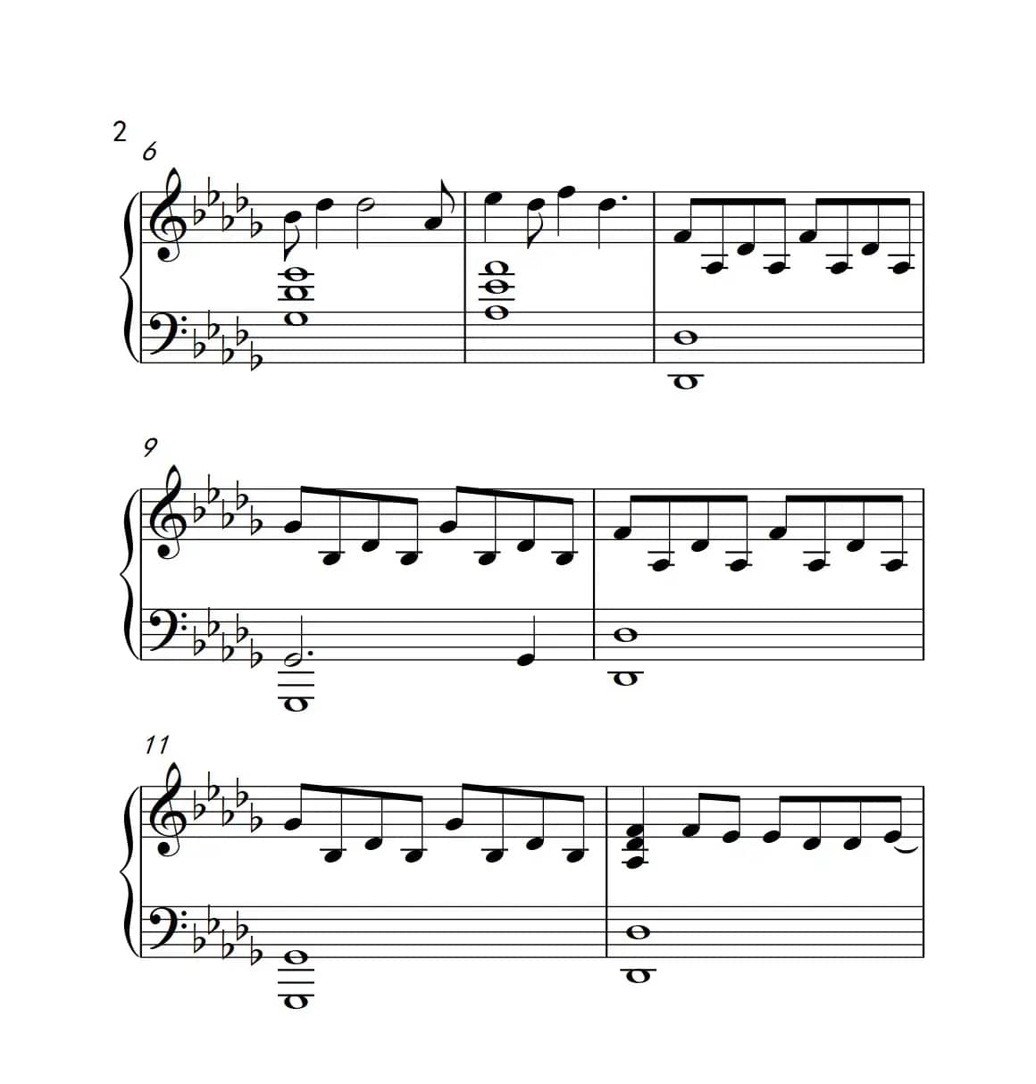 你不知道的事（《弹吧音教》制谱版）