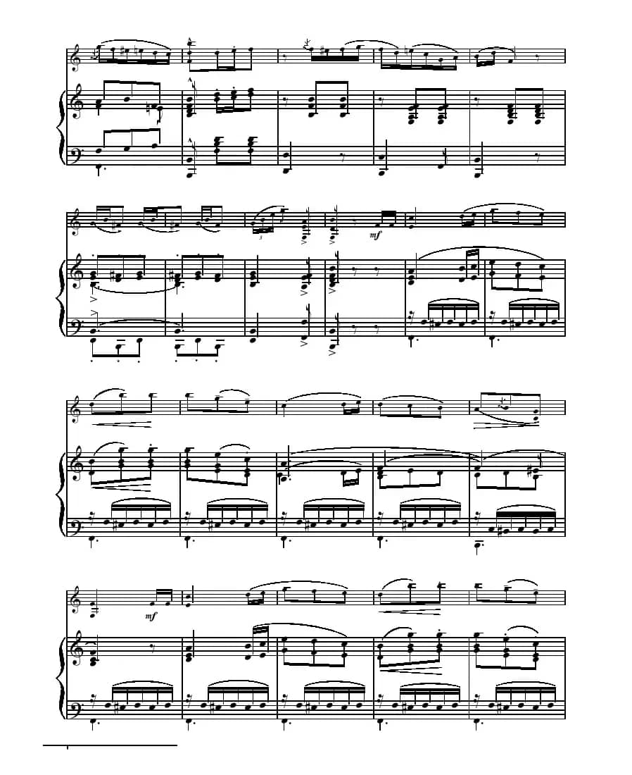 西班牙舞曲（小提琴+钢琴伴奏）