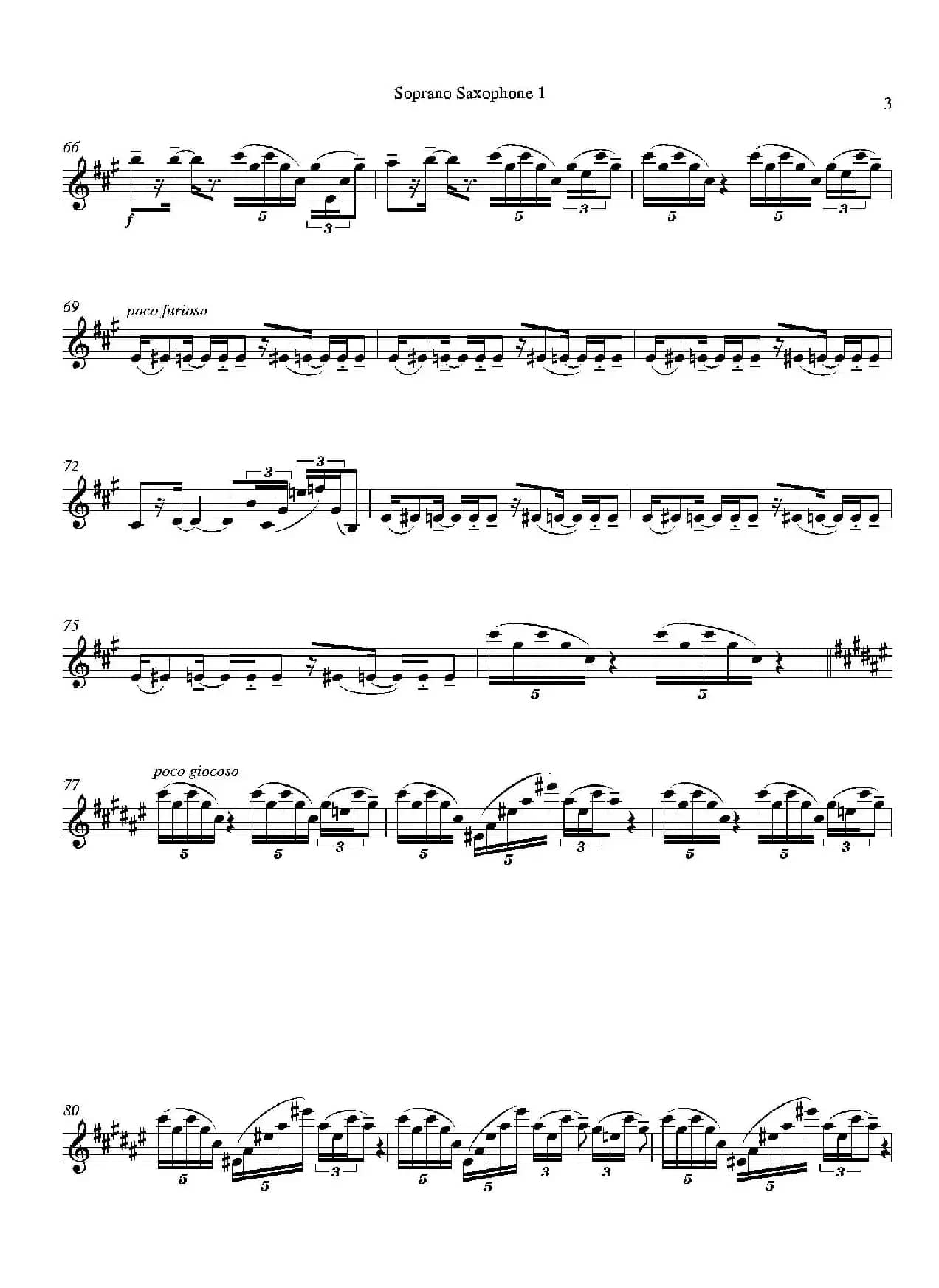 Tango（四重奏高音萨克斯分谱）