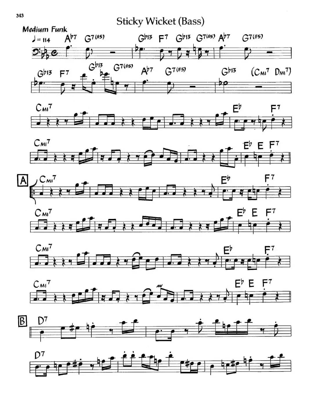 Sticky Wicket（爵士钢琴曲）