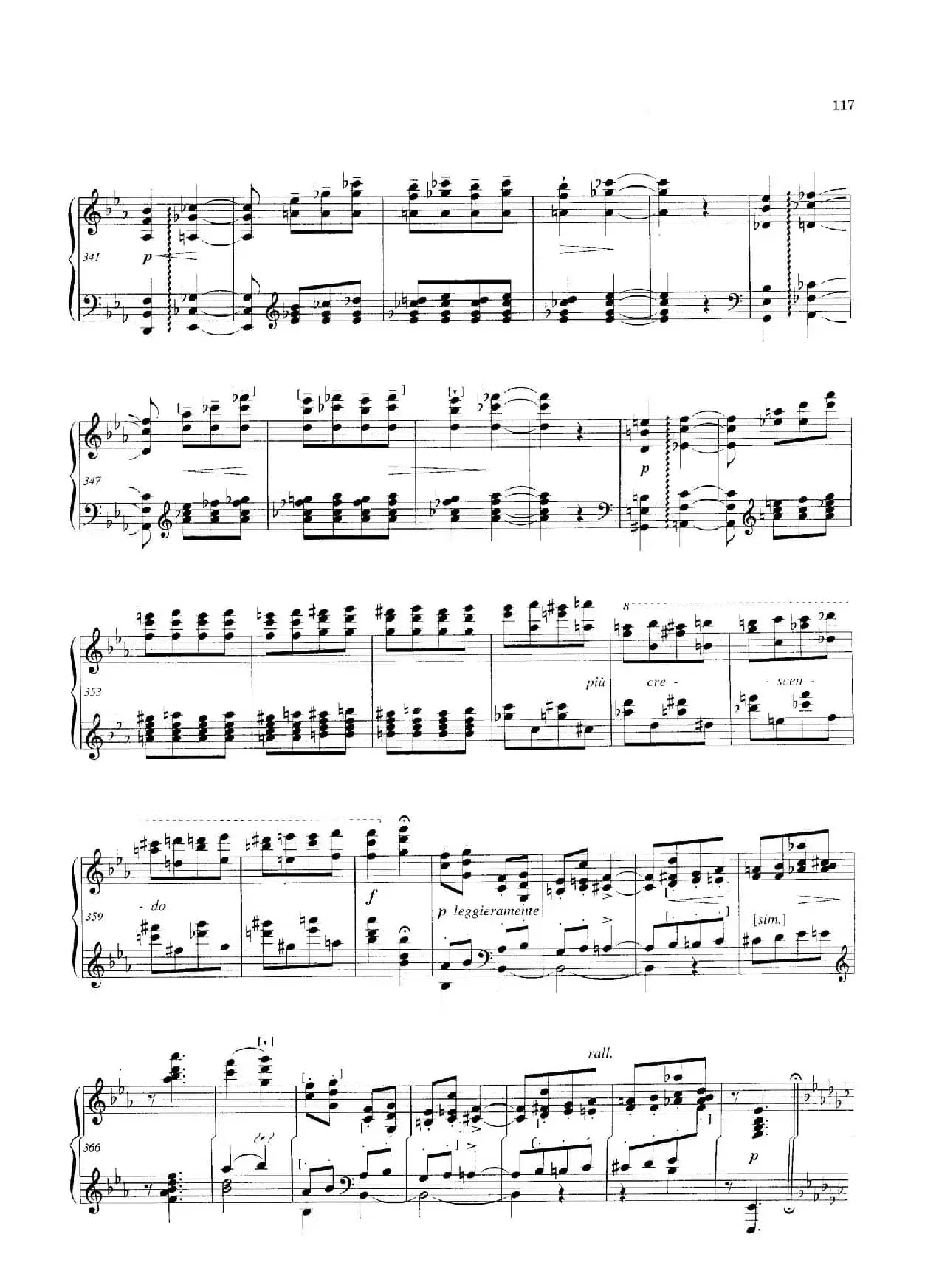 Variations and Fuge in e-flat Minor Op.23（降e小调主题变奏与赋格）