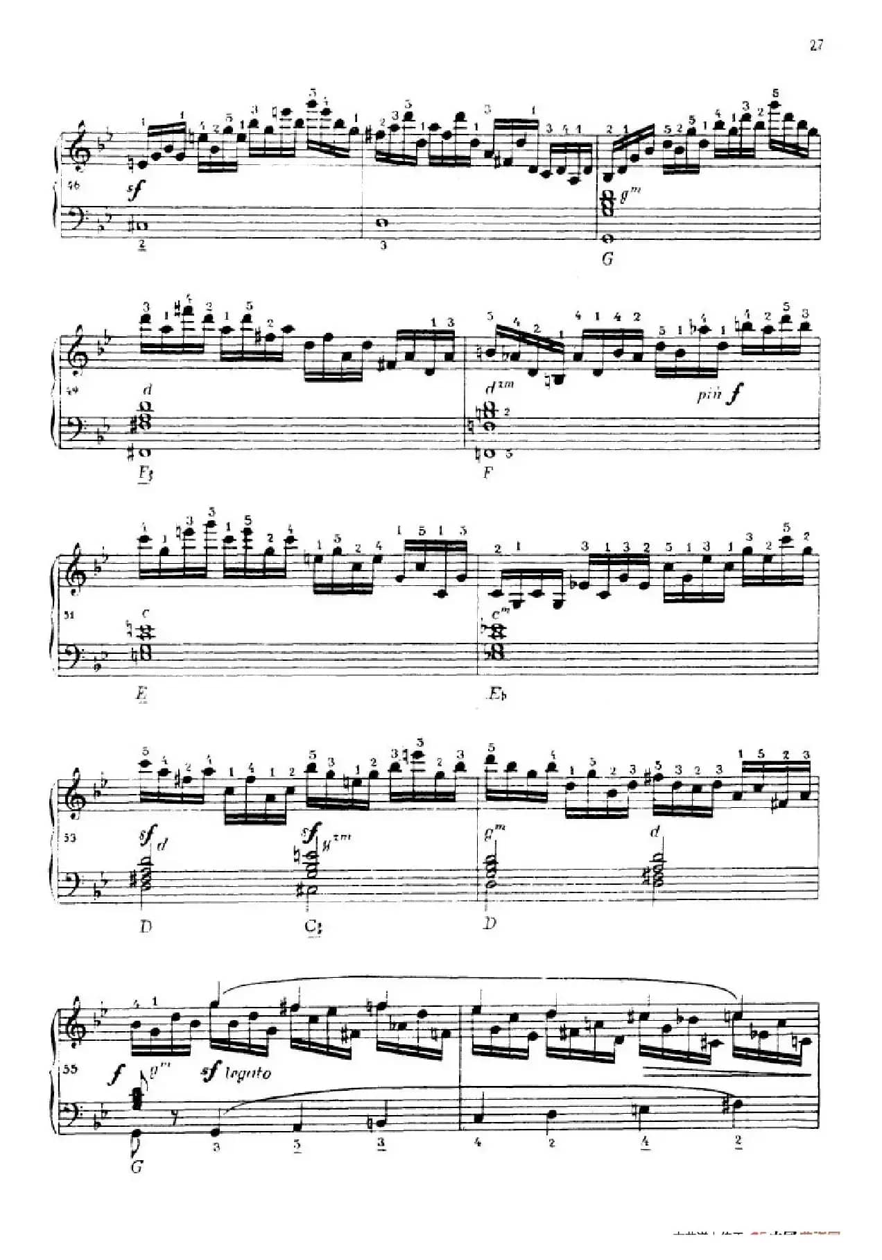 《车尔尼手风琴练习曲集》第Ⅳ册（第3——5首）