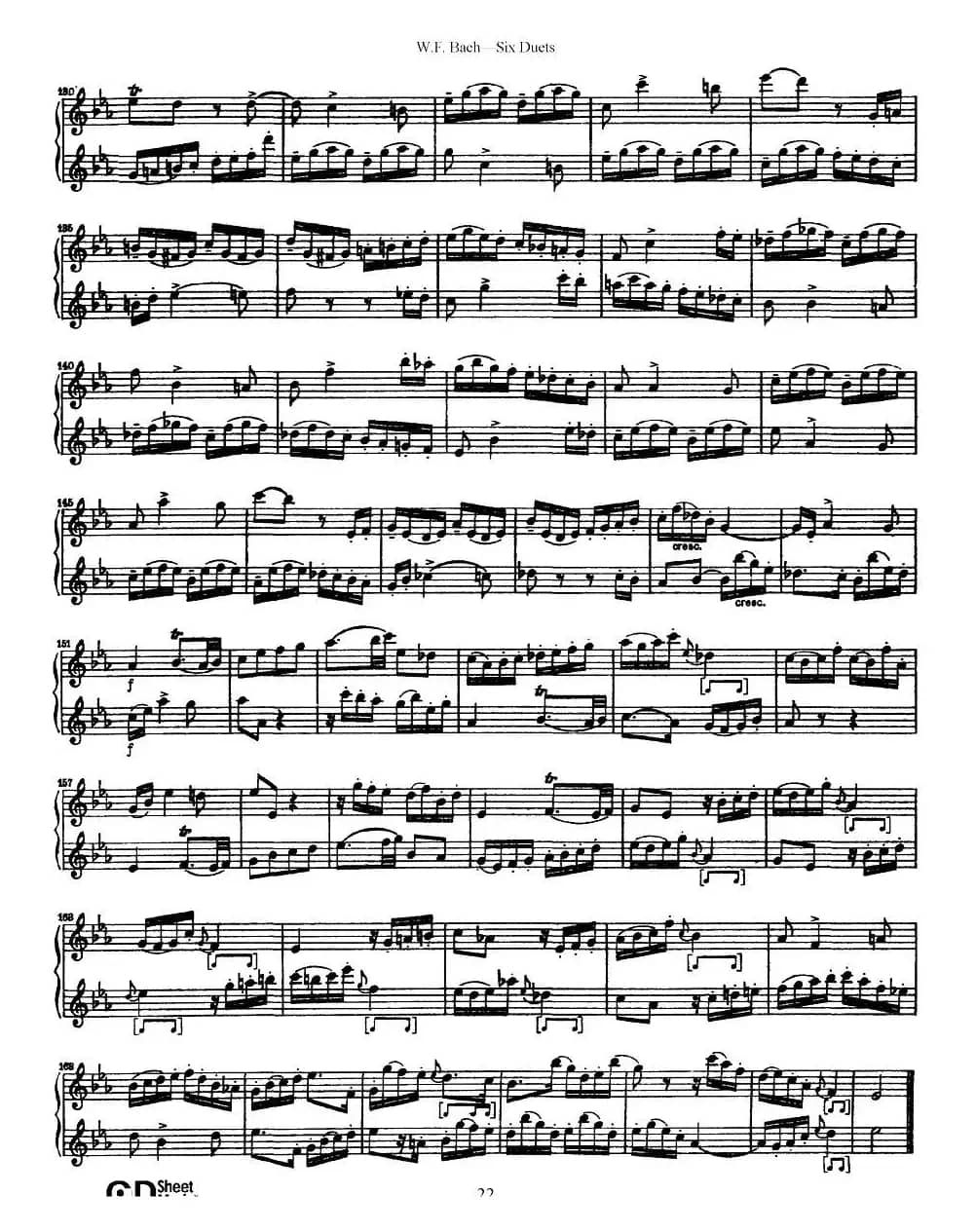 Six Duets（6首二重奏）（3）