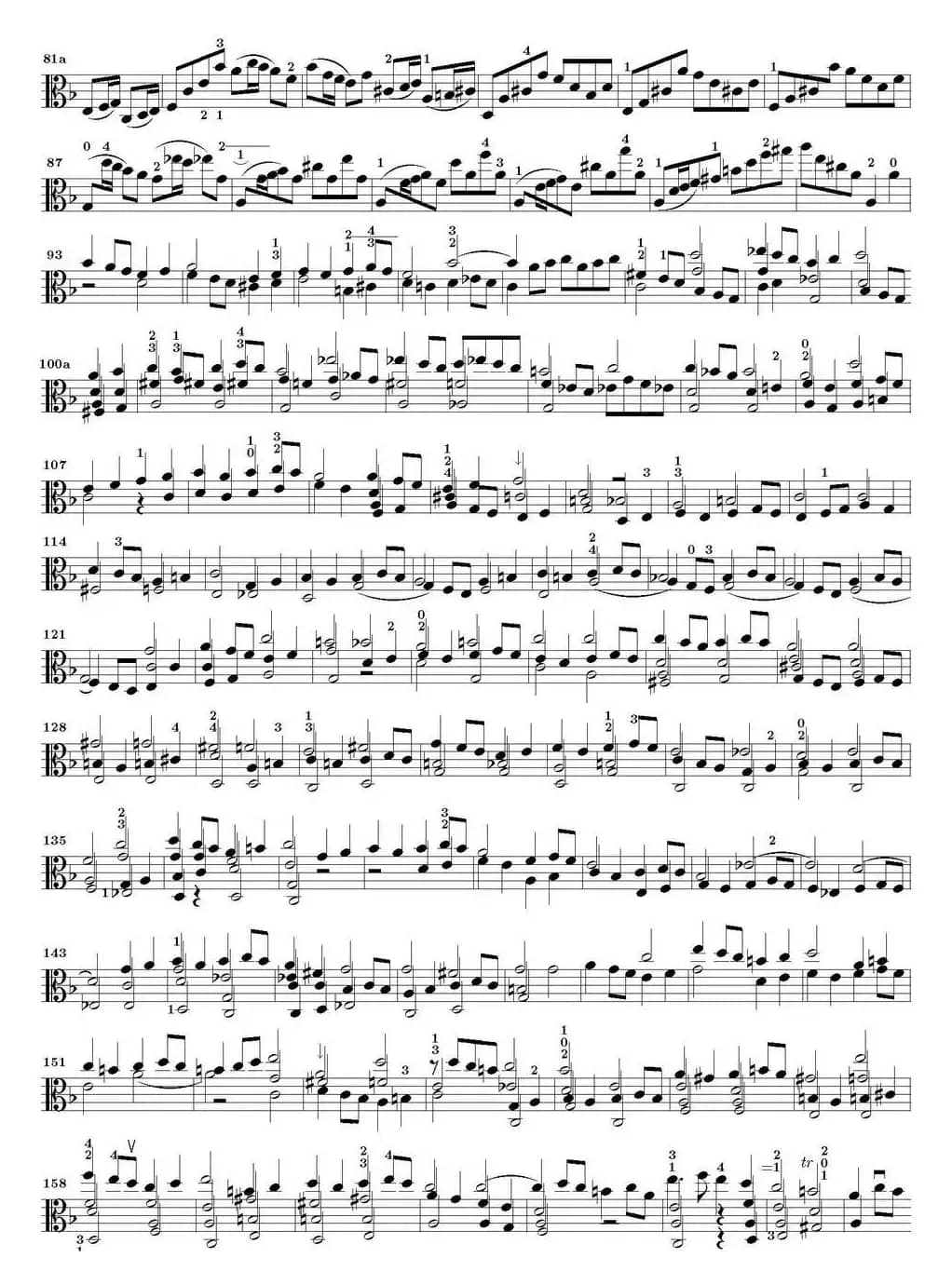 Bach Sonata BWV1005（无伴奏小提琴组曲）