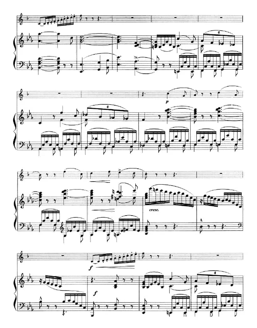 音乐会回旋曲（小号+钢琴伴奏）