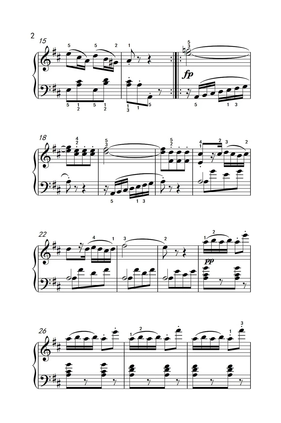 第三级 1.愉快的旅行（中央音乐学院 钢琴（业余）考级教程 1-3级）