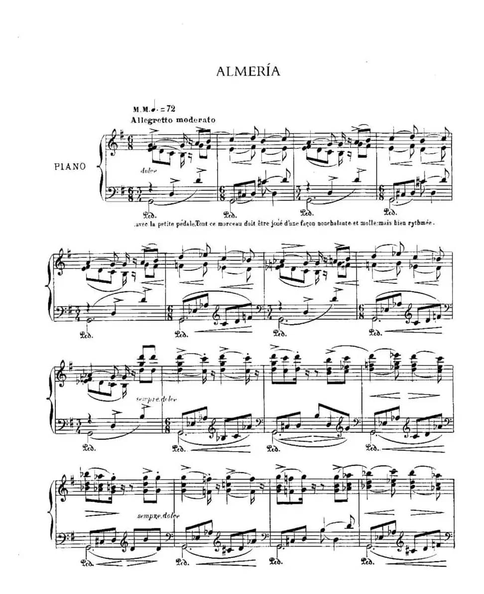 Iberia Suite：ALMERIA（伊贝利亚组曲）