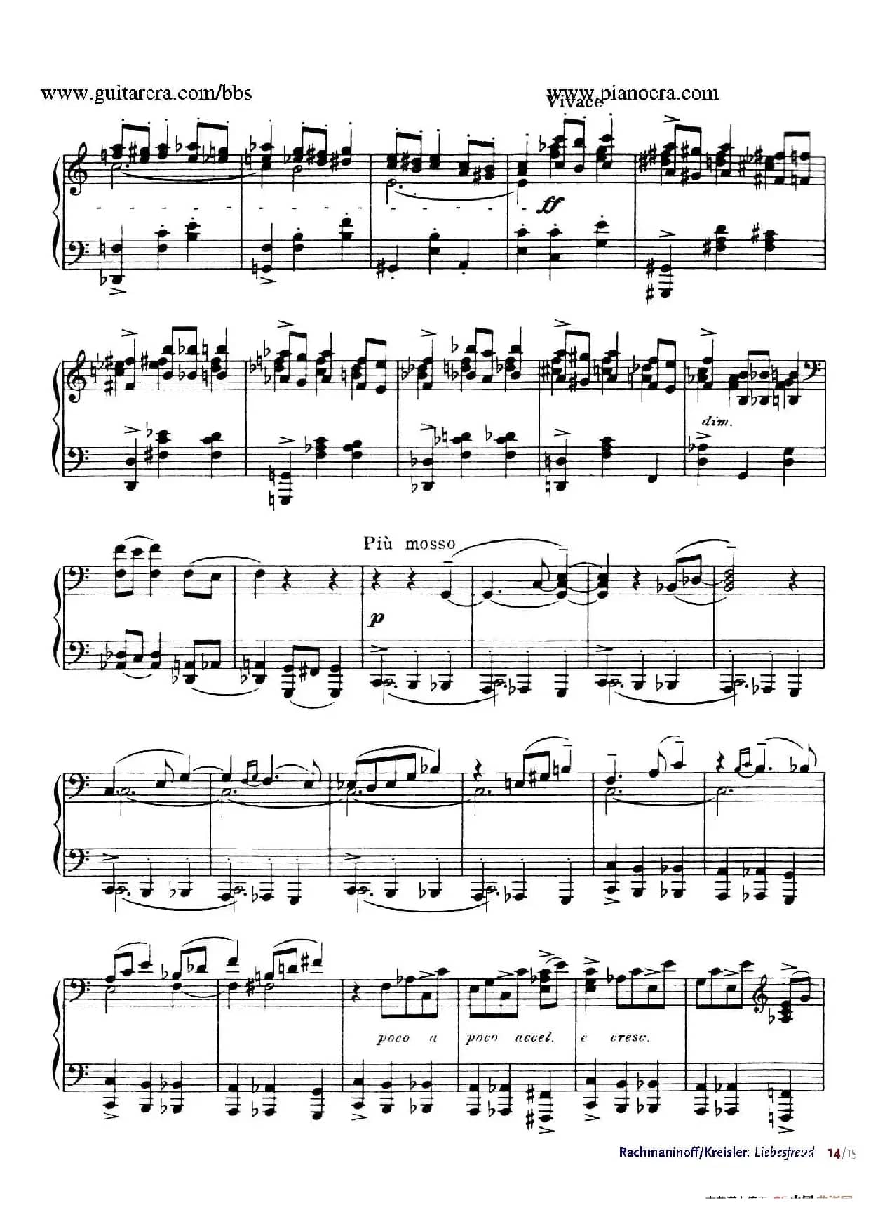 Liebesfreud(爱的喜悦)(钢琴独奏版)