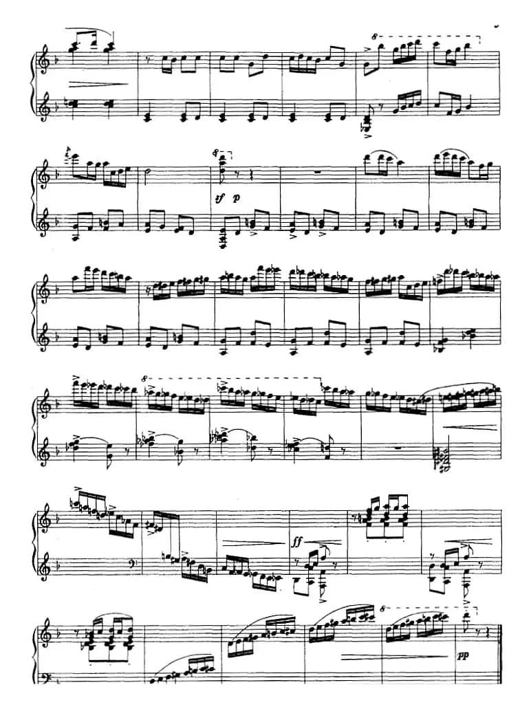 钢琴独奏·山东风俗组曲（2、对花）