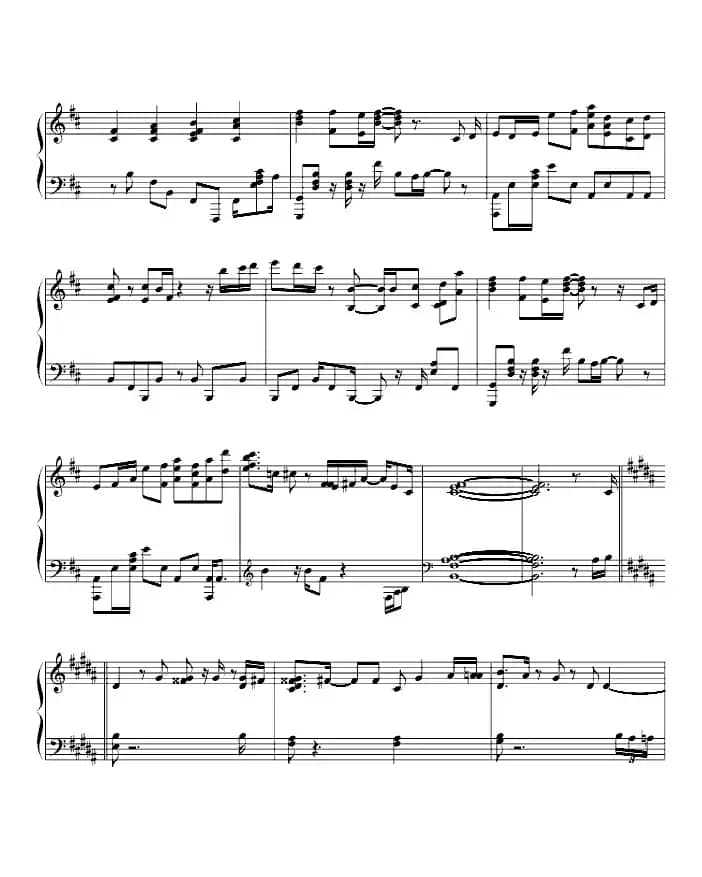 鸟之诗（按原谱手稿制谱）