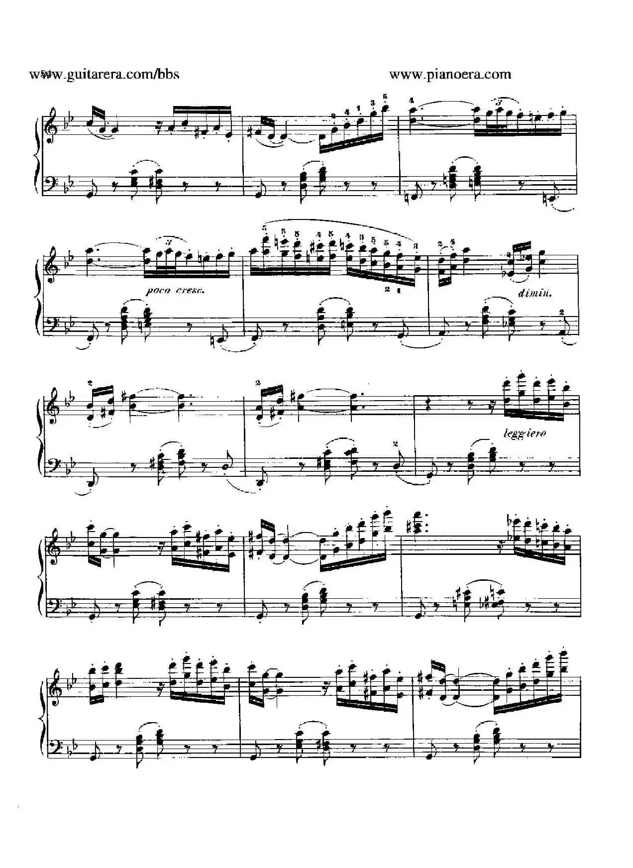 Gondoliera in g Minor Op.41（g小调船歌）