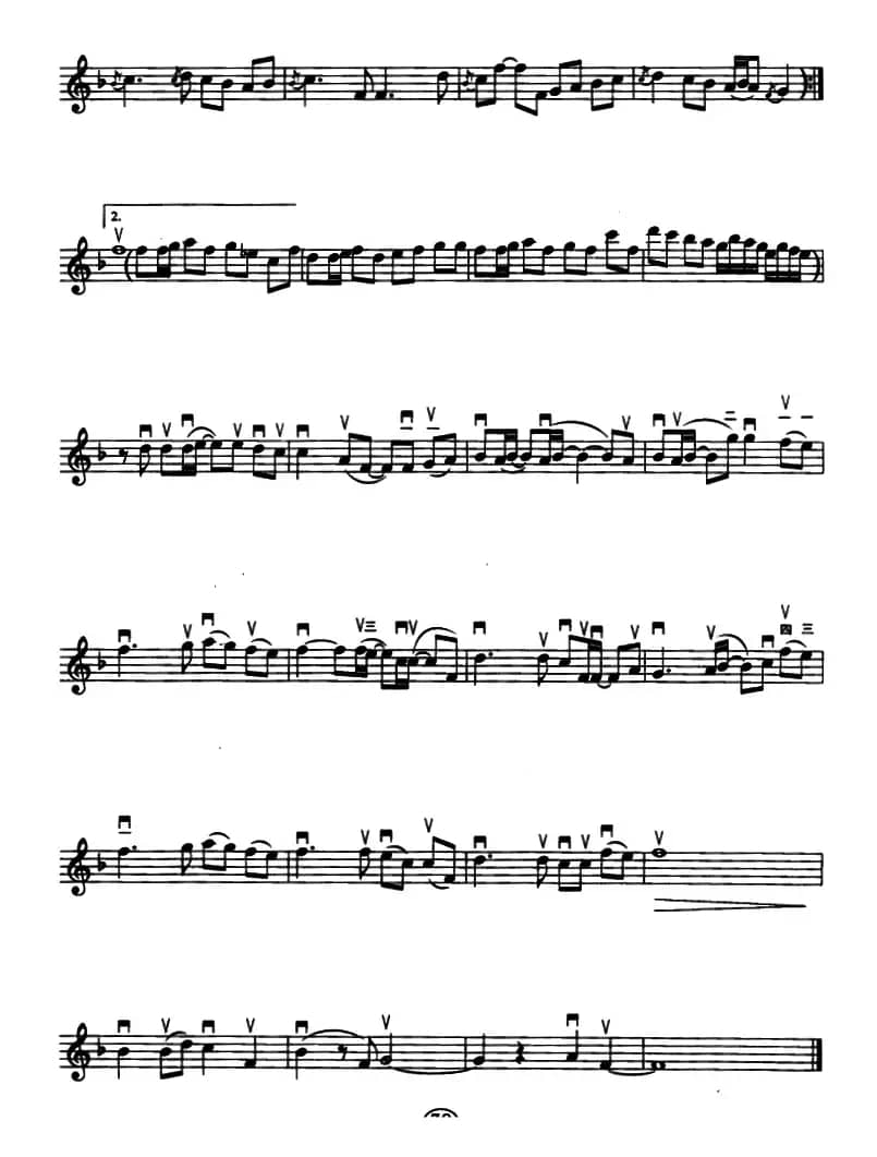 ​​​挥着翅膀的女孩（五线谱）