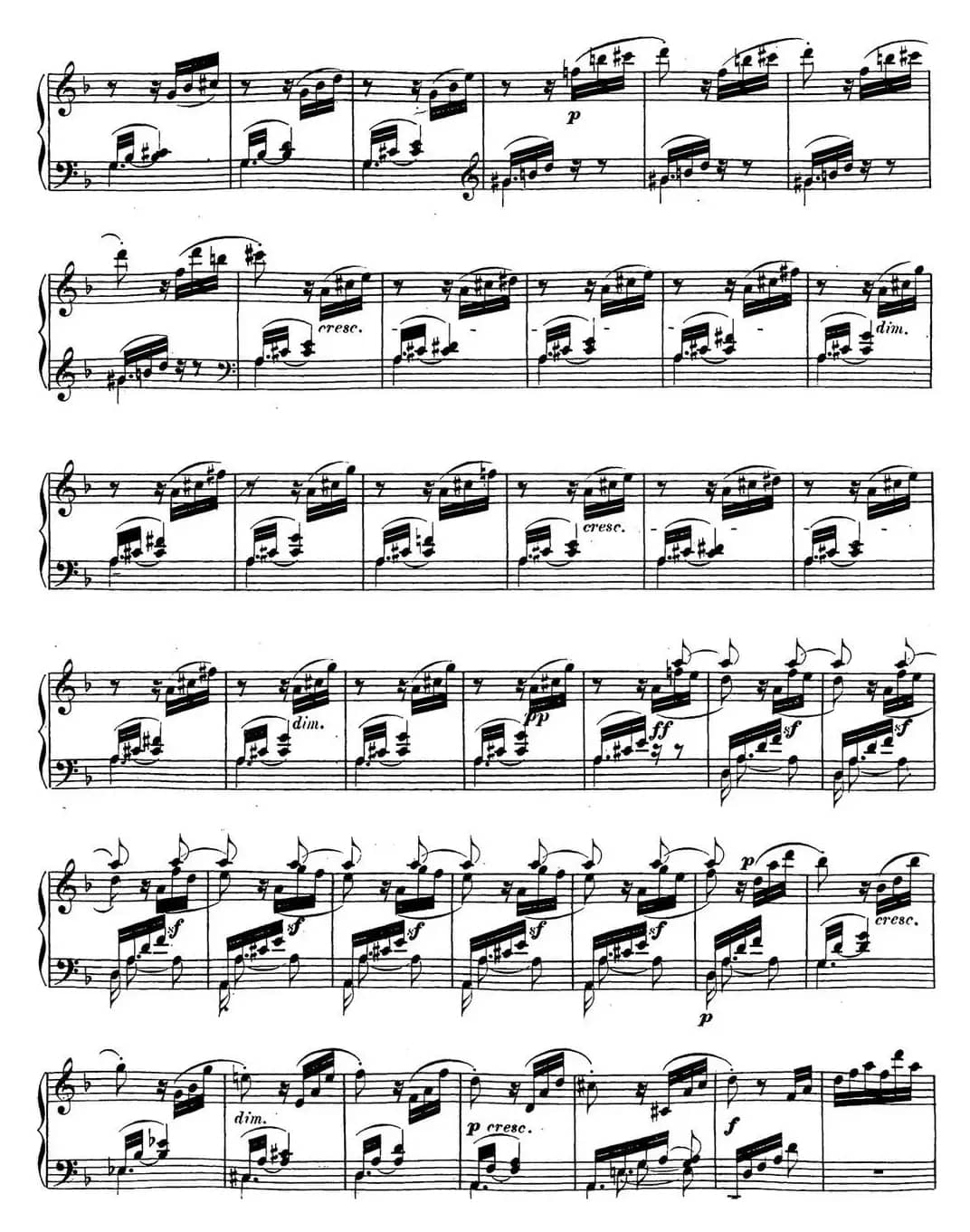 贝多芬钢琴奏鸣曲17 暴风雨 d小调 Op.31 No.2 D minor