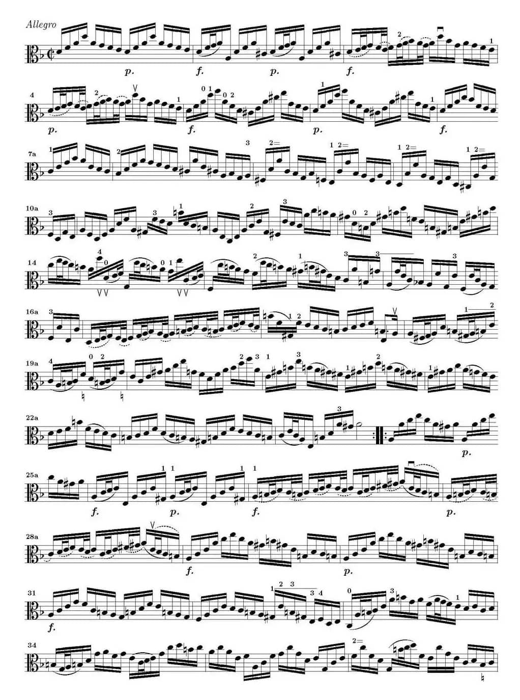 Bach Sonata BWV1003（无伴奏小提琴组曲）