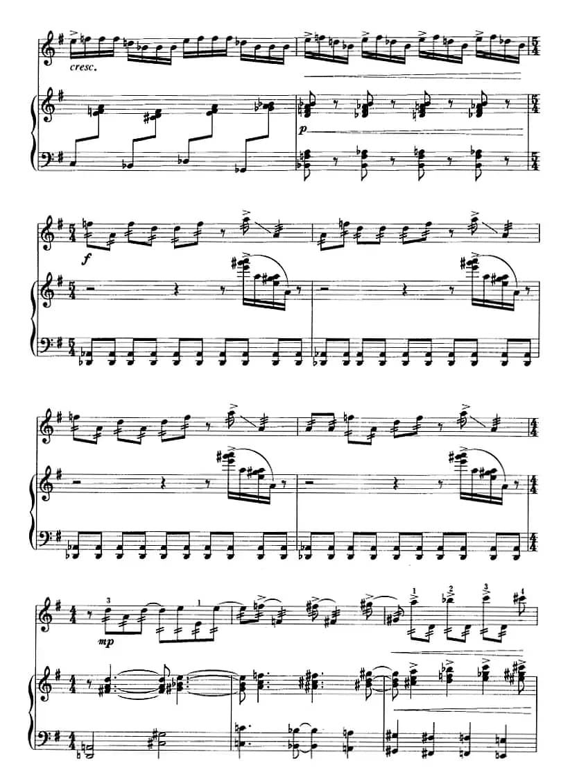 第一二胡狂想曲（二胡+钢琴伴奏）