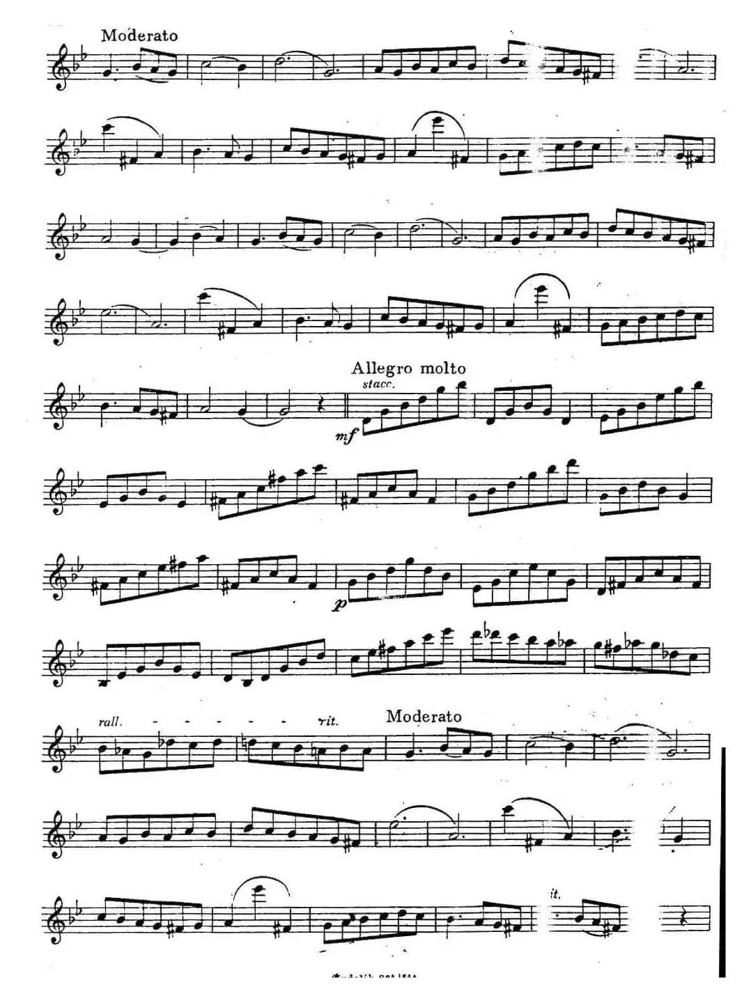 奇特克-萨克斯练习曲之15（ETUDY PRO SAXOPHON - FR ZITRK.op.3）