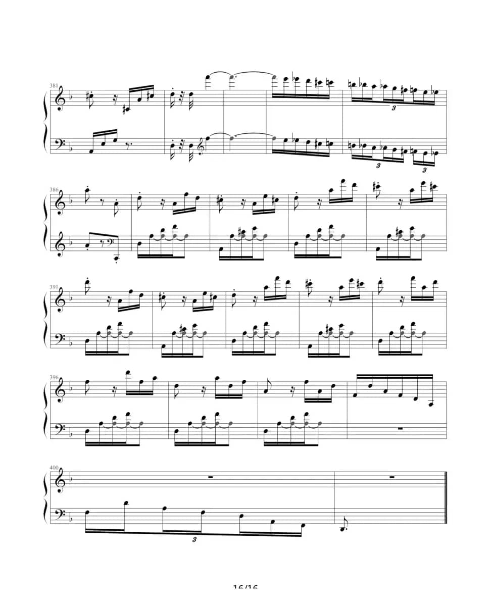 暴风雨（Beethoven's Sonata NO.17 Mov.3 ）