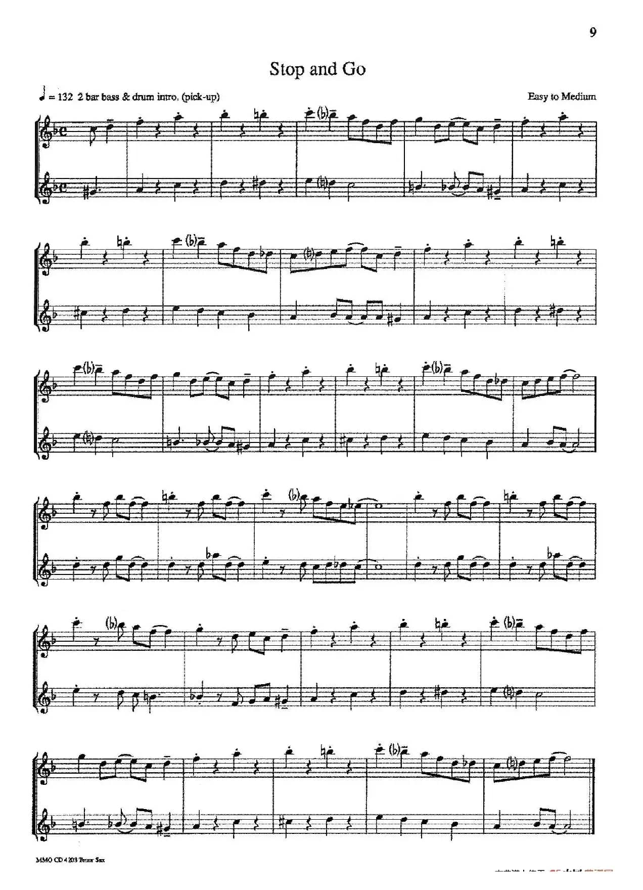 16首爵士二重奏：Stop and Go