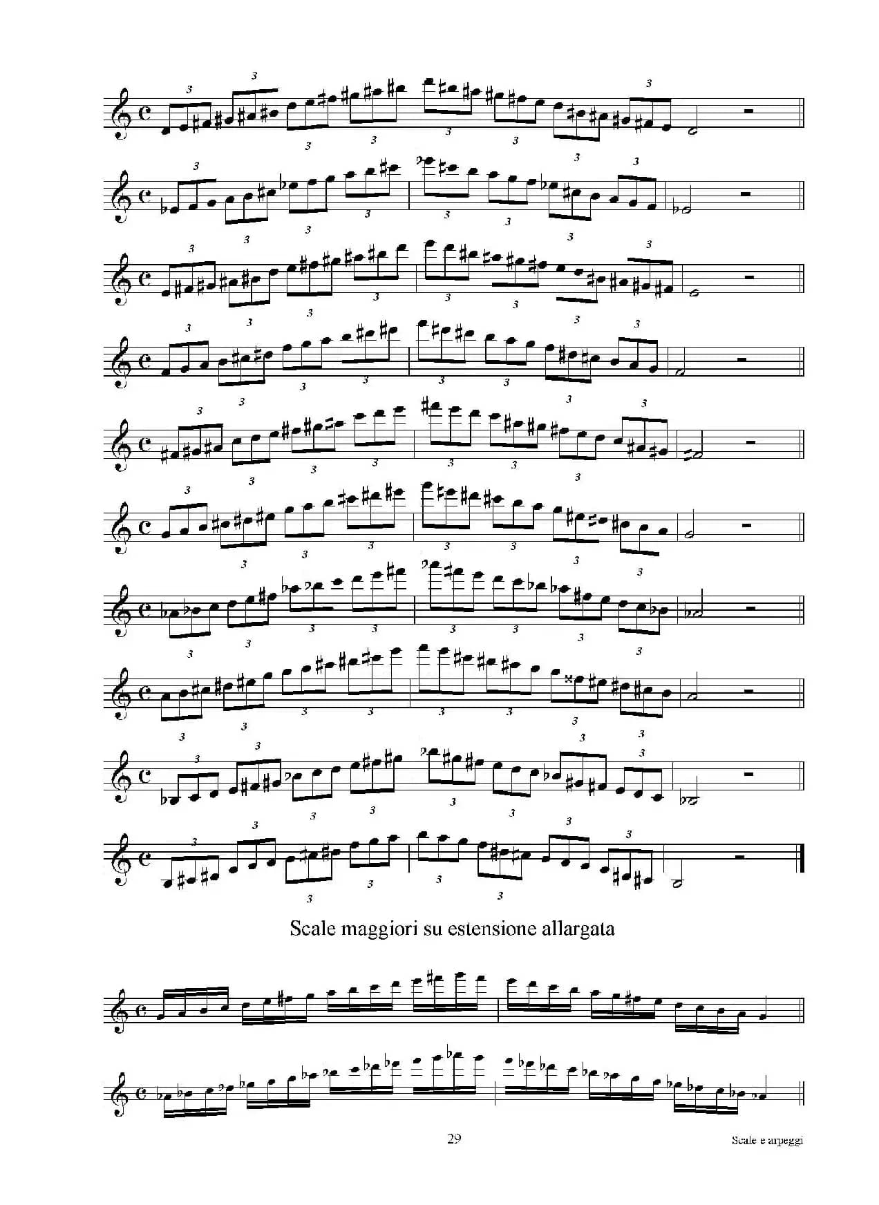 实用的萨克斯音阶练习曲集（P16——30）